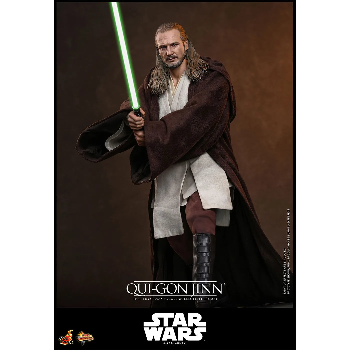 「スター・ウォーズ」1/6スケールフィギュア クワイ=ガン・ジン(2.0版)(エピソード1/ファントム・メナス ムービー・マスターピース)