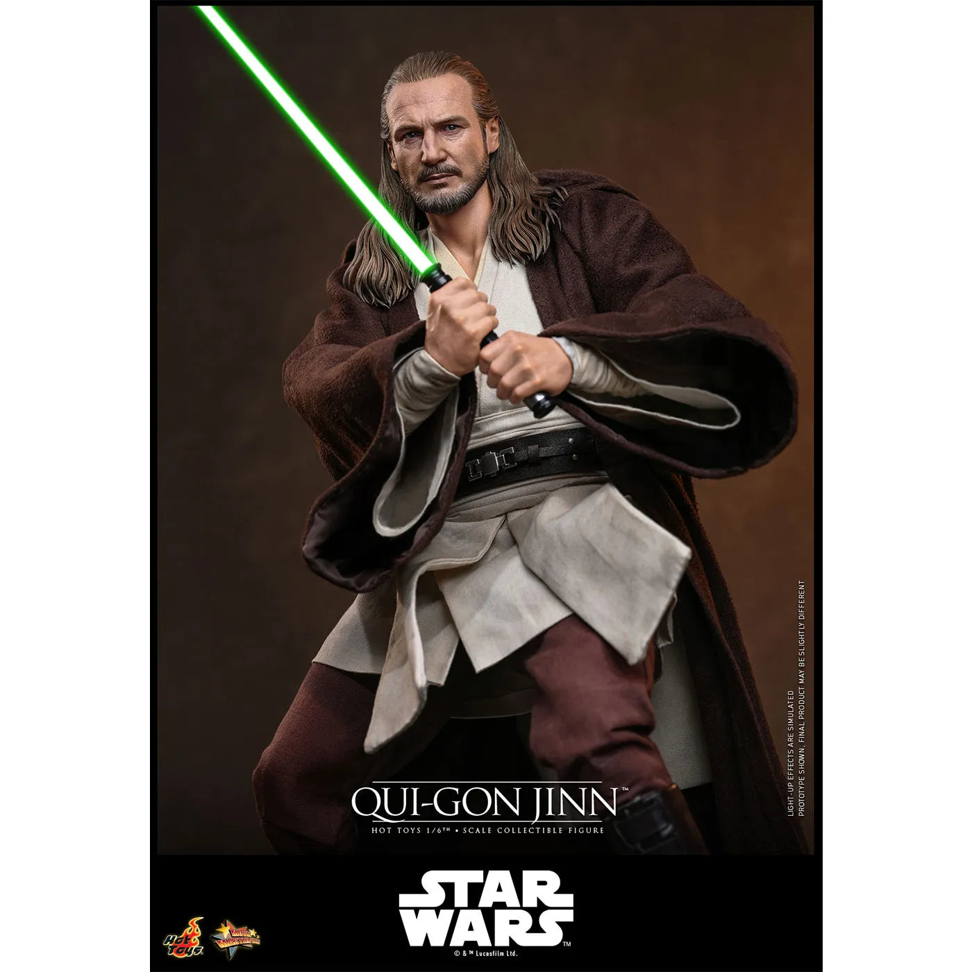 「スター・ウォーズ」1/6スケールフィギュア クワイ=ガン・ジン(2.0版)(エピソード1/ファントム・メナス ムービー・マスターピース)