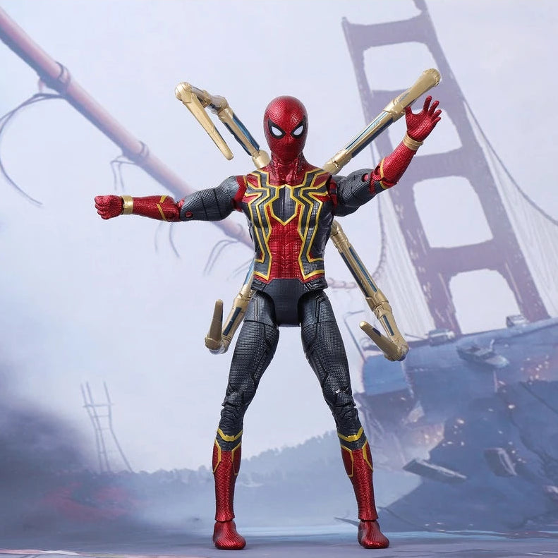 マーベル 映画「アベンジャーズ/インフィニティ・ウォー」14インチ アイアンスパイダーマン(14インチ Cシリーズ、ライトスタンド付き)