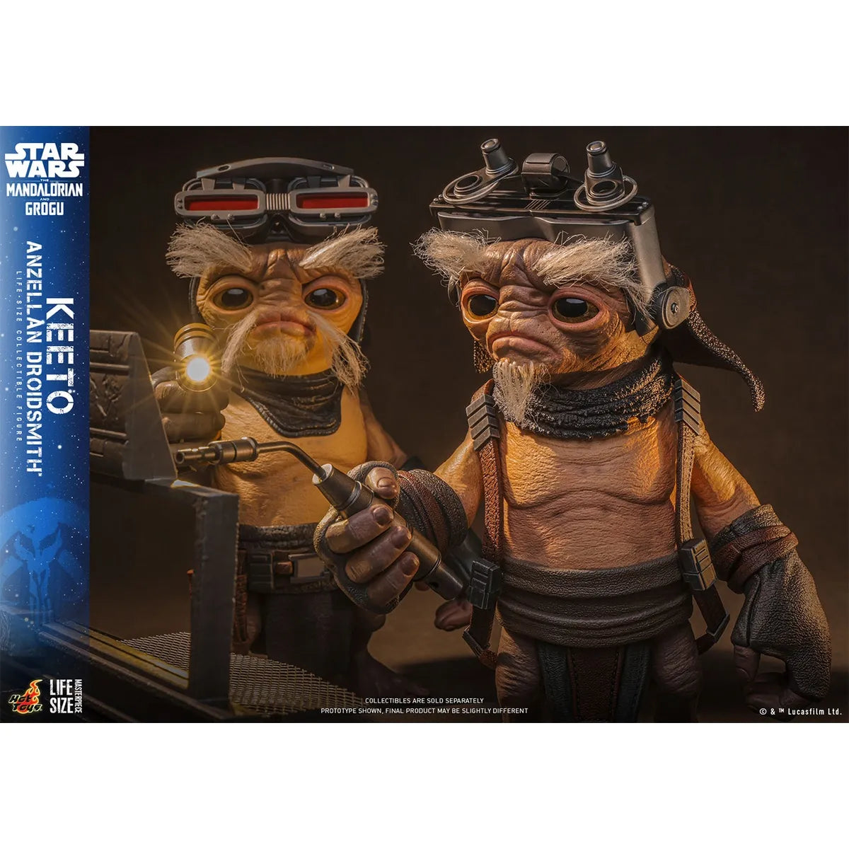 「スター・ウォーズ/マンダロリアン・アンド・グローグー」1/1スケールフィギュア キート(ライフサイズ・マスターピース アンゼラ人/ドロイド修理屋)