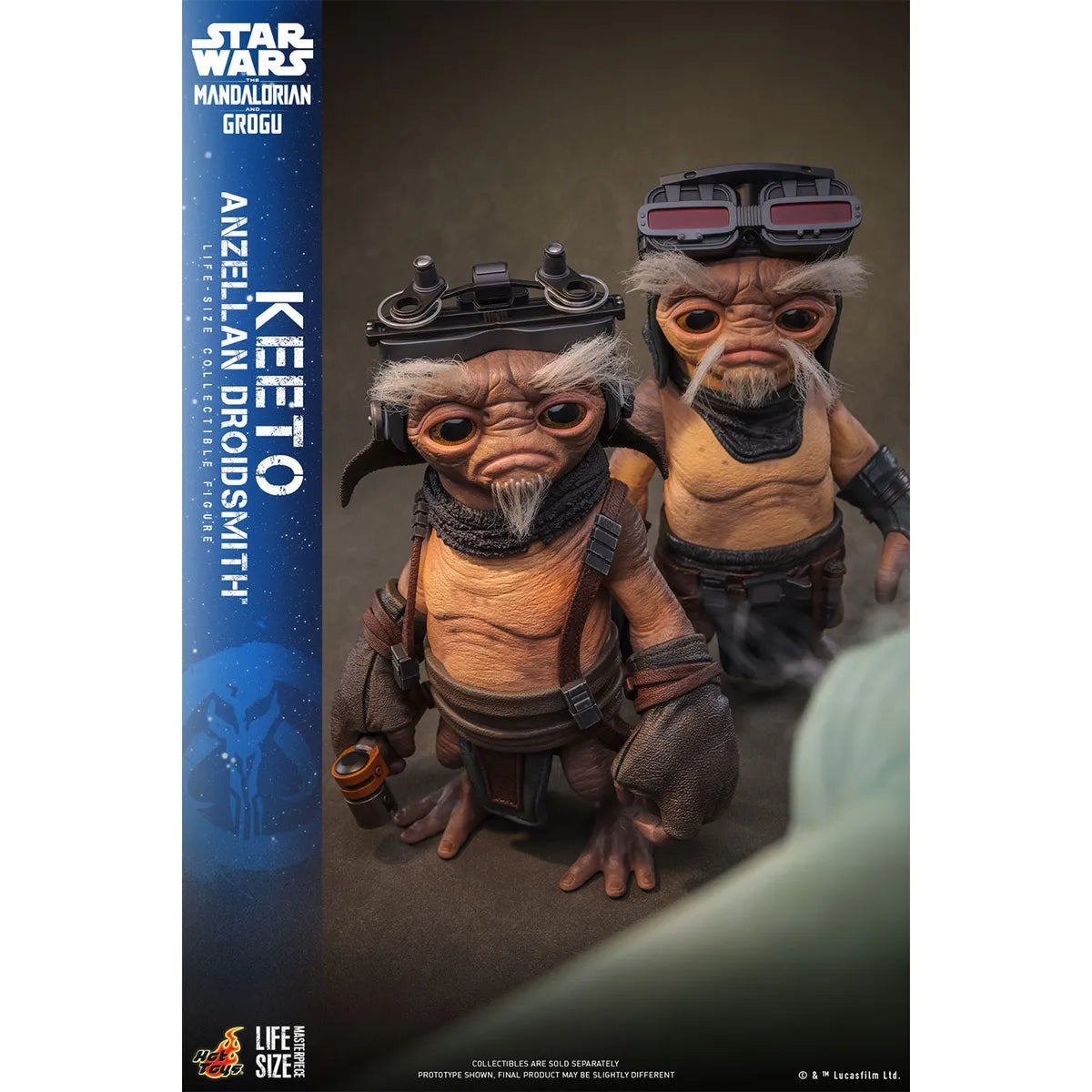 「スター・ウォーズ/マンダロリアン・アンド・グローグー」1/1スケールフィギュア キート(ライフサイズ・マスターピース アンゼラ人/ドロイド修理屋)