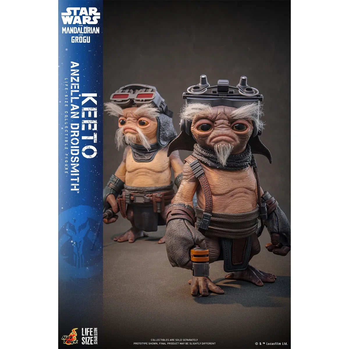 「スター・ウォーズ/マンダロリアン・アンド・グローグー」1/1スケールフィギュア キート(ライフサイズ・マスターピース アンゼラ人/ドロイド修理屋)