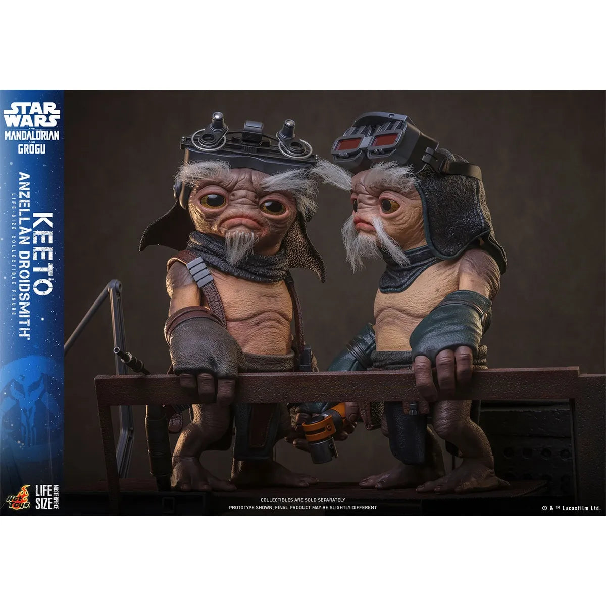 「スター・ウォーズ/マンダロリアン・アンド・グローグー」1/1スケールフィギュア キート(ライフサイズ・マスターピース アンゼラ人/ドロイド修理屋)