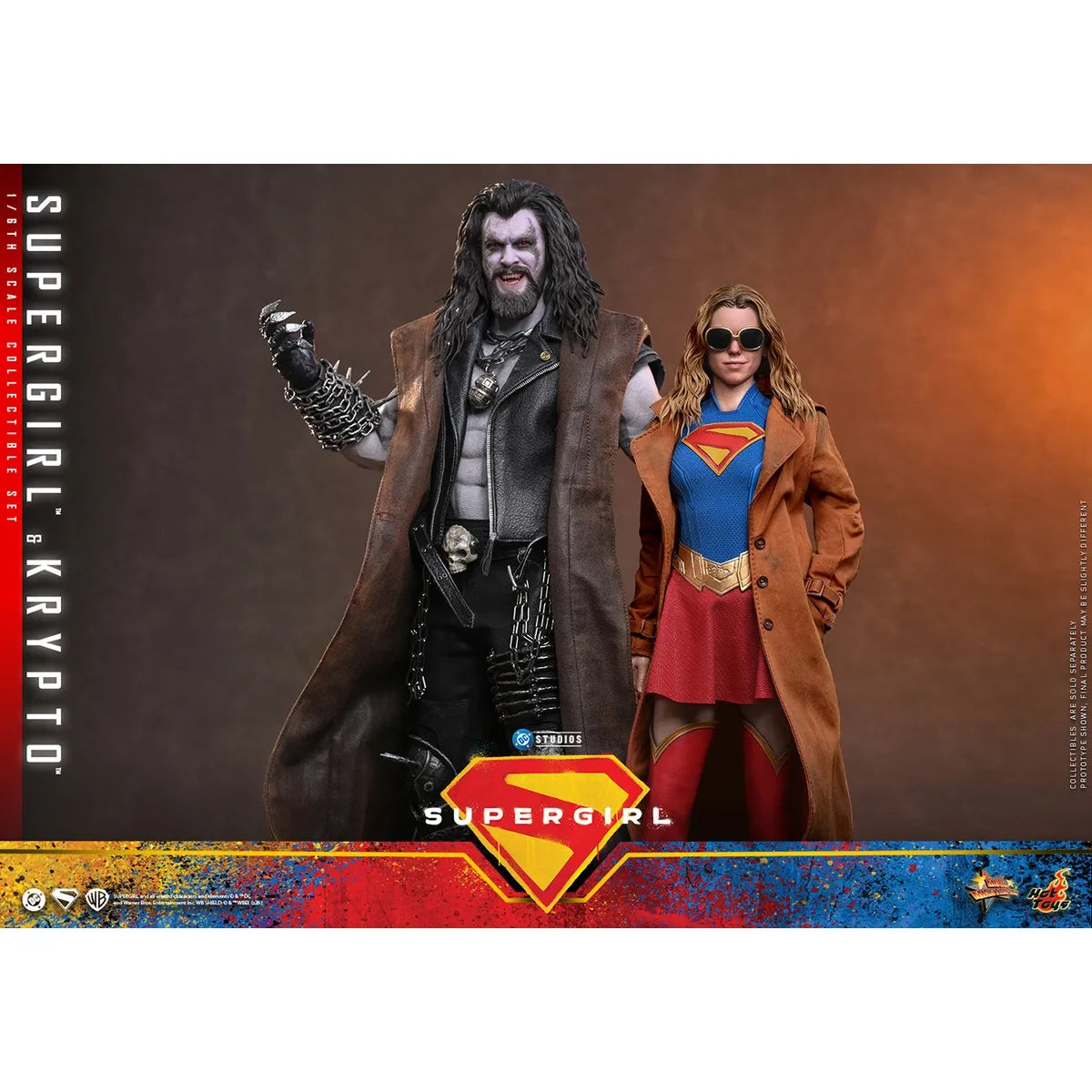 DC 「スーパーガール」1/6スケールフィギュア スーパーガール&クリプト(ムービー・マスターピース)