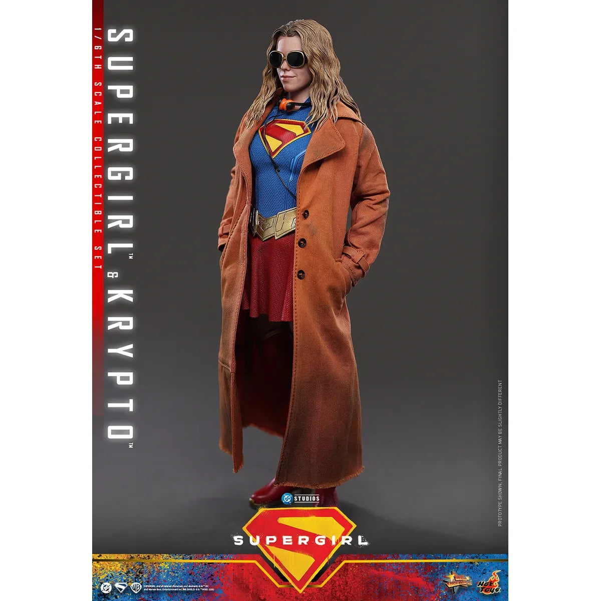 DC 「スーパーガール」1/6スケールフィギュア スーパーガール&クリプト(ムービー・マスターピース)