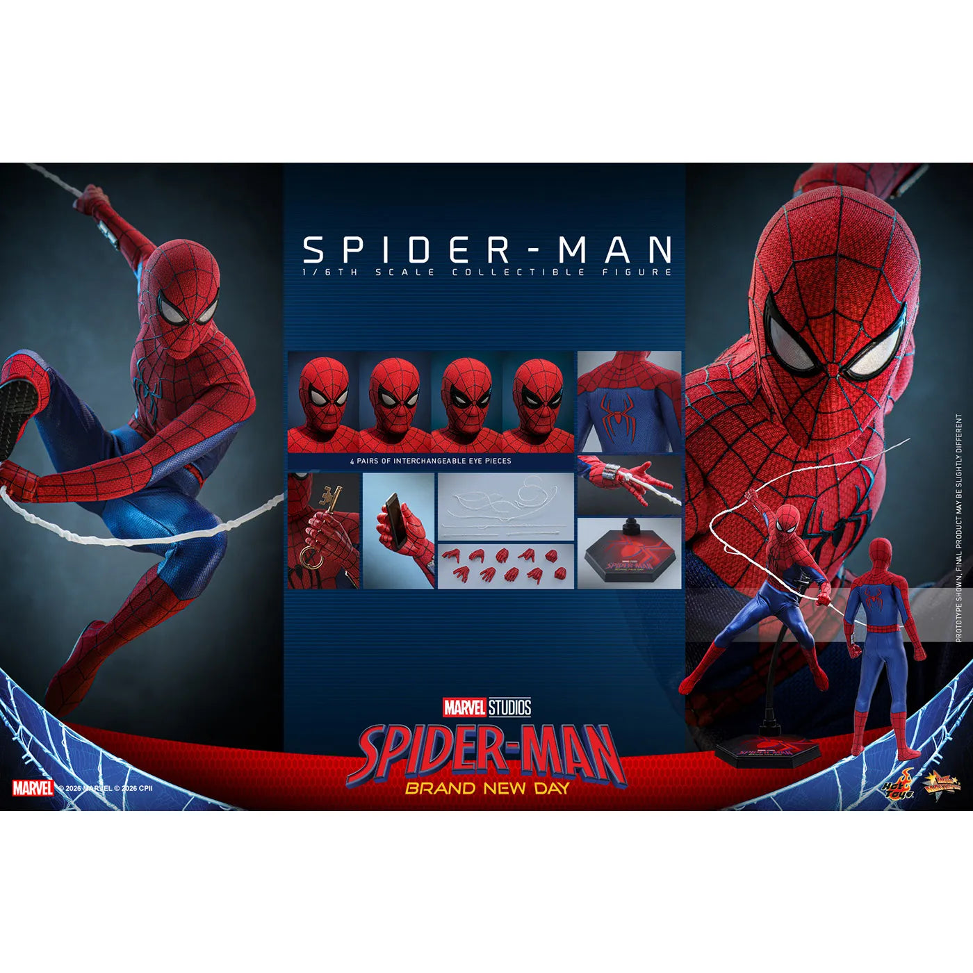 「スパイダーマン:ブランド・ニュー・デイ」1/6スケールフィギュア スパイダーマン【ムービー・マスターピース】
