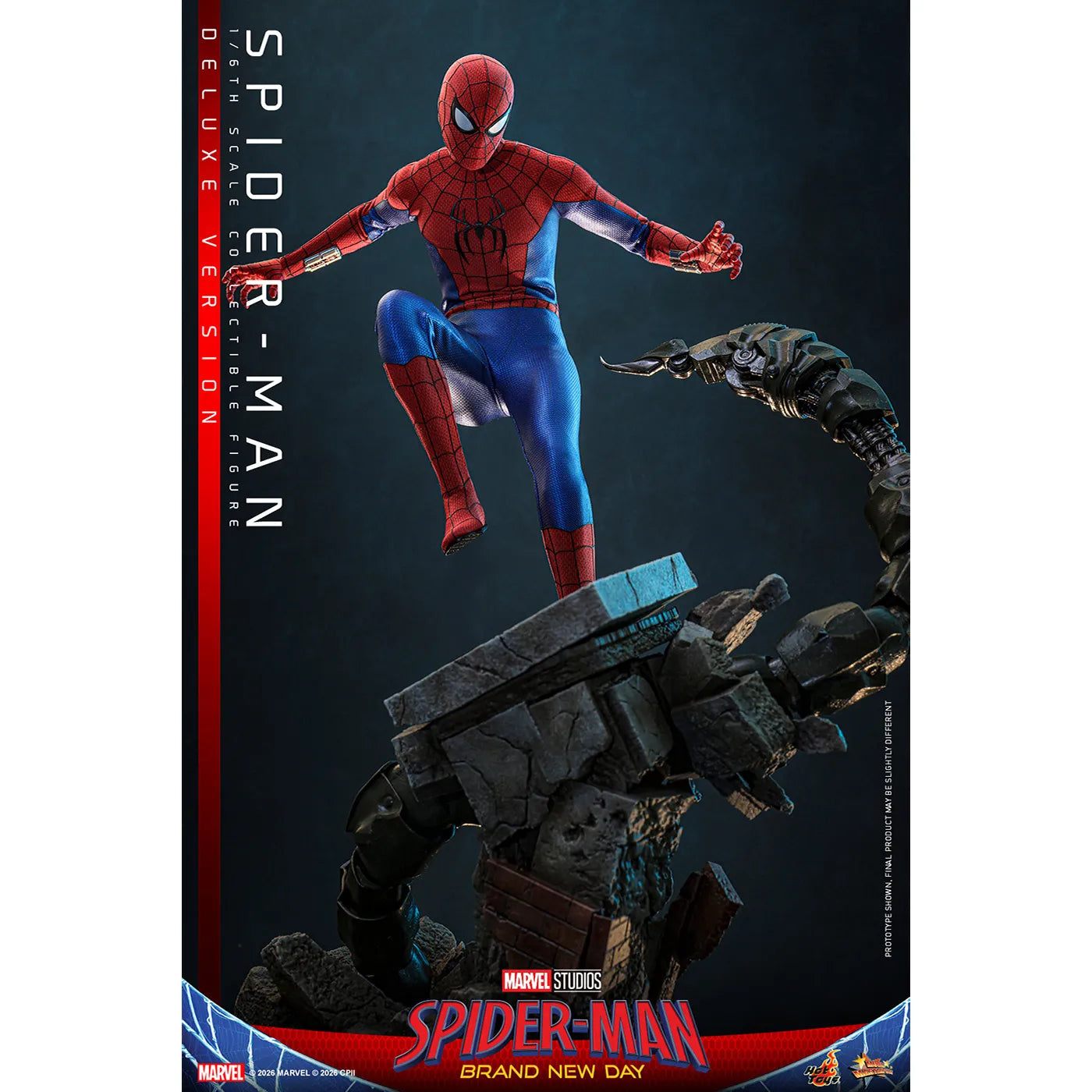 「スパイダーマン:ブランド・ニュー・デイ」1/6スケールフィギュア スパイダーマン(デラックス版)【ムービー・マスターピース】