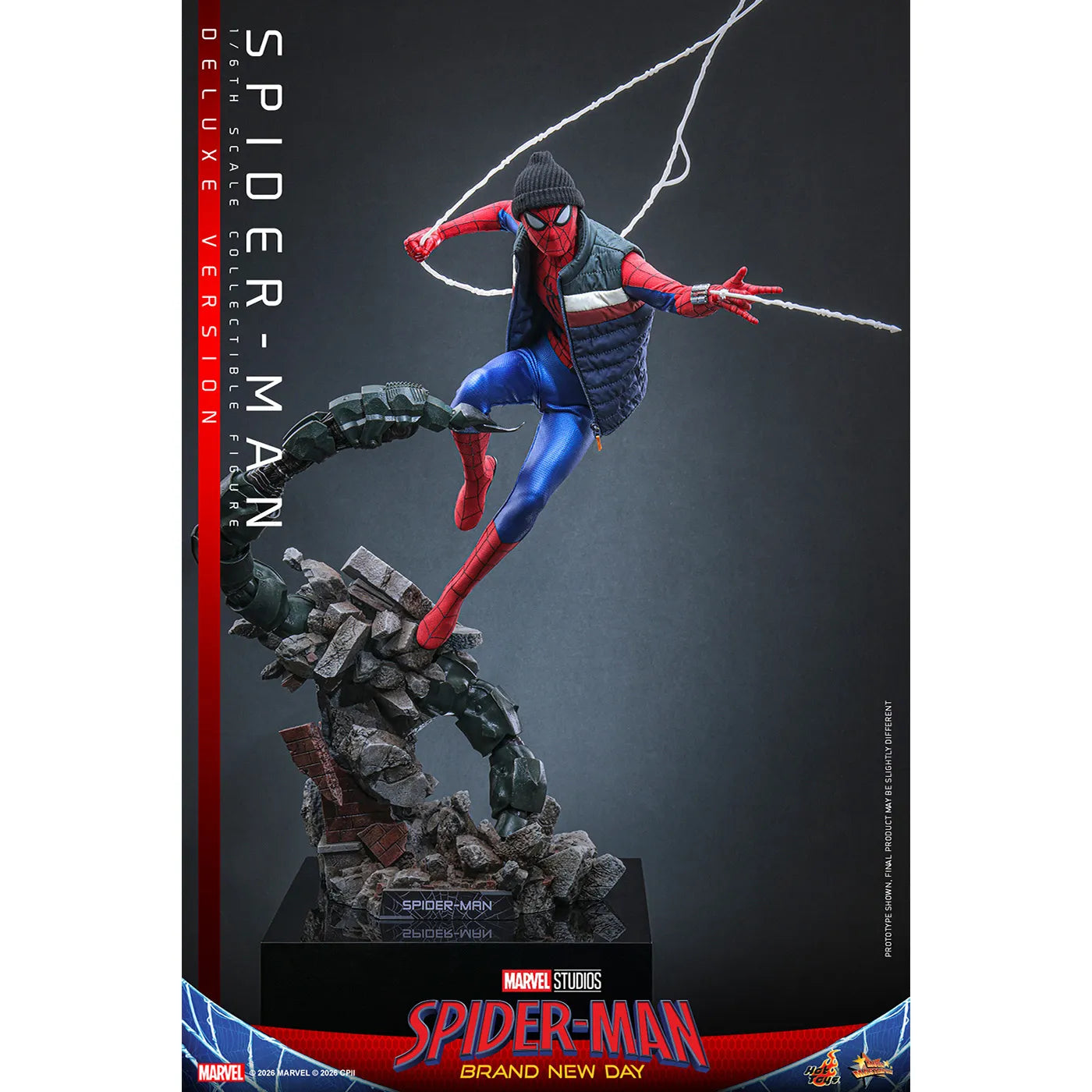 「スパイダーマン:ブランド・ニュー・デイ」1/6スケールフィギュア スパイダーマン(デラックス版)【ムービー・マスターピース】