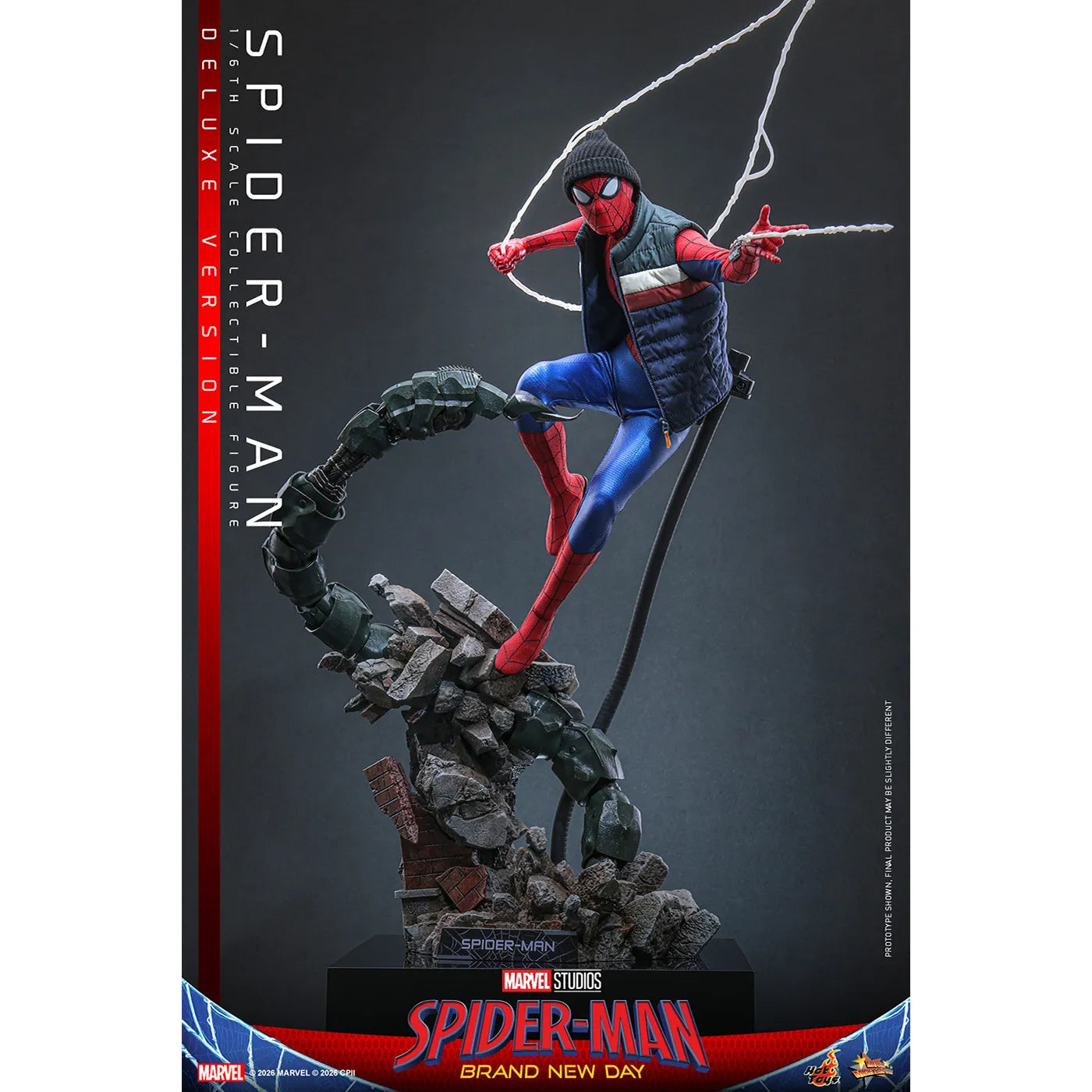 「スパイダーマン:ブランド・ニュー・デイ」1/6スケールフィギュア スパイダーマン(デラックス版)【ムービー・マスターピース】