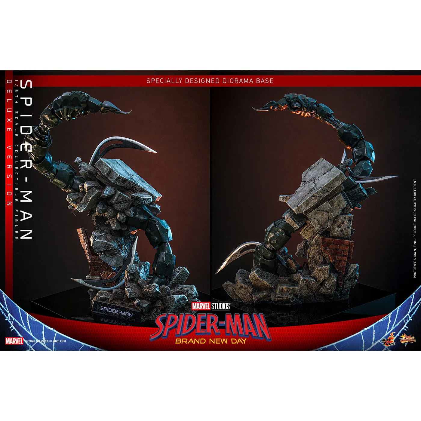 「スパイダーマン:ブランド・ニュー・デイ」1/6スケールフィギュア スパイダーマン(デラックス版)【ムービー・マスターピース】