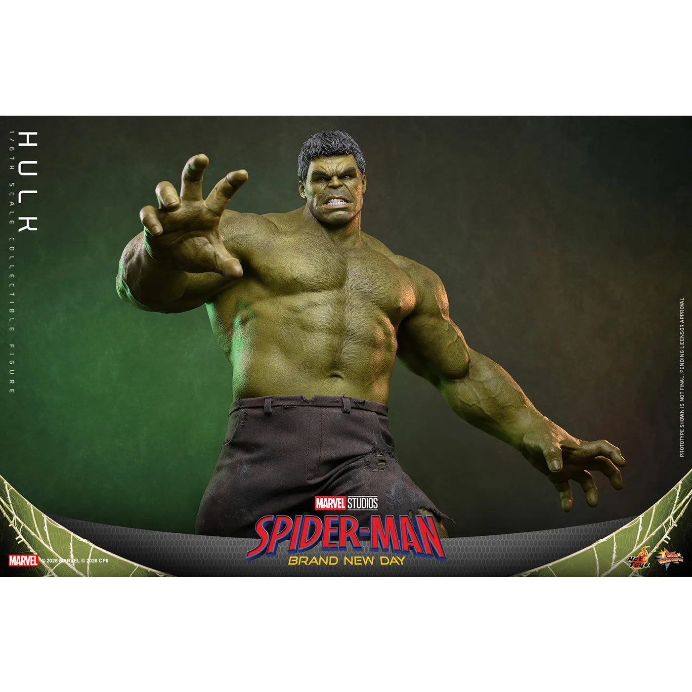 「スパイダーマン:ブランド・ニュー・デイ」1/6スケールフィギュア ハルク【ムービー・マスターピース】