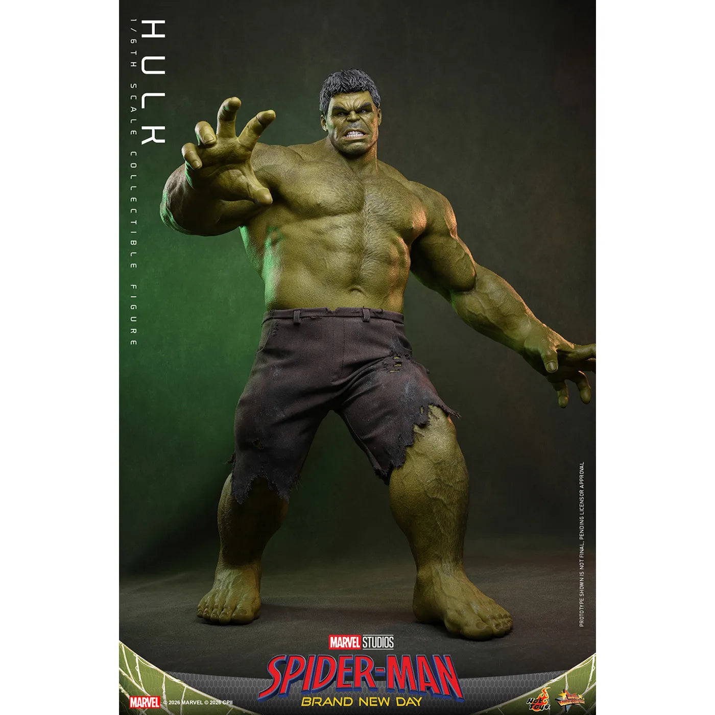 「スパイダーマン:ブランド・ニュー・デイ」1/6スケールフィギュア ハルク【ムービー・マスターピース】