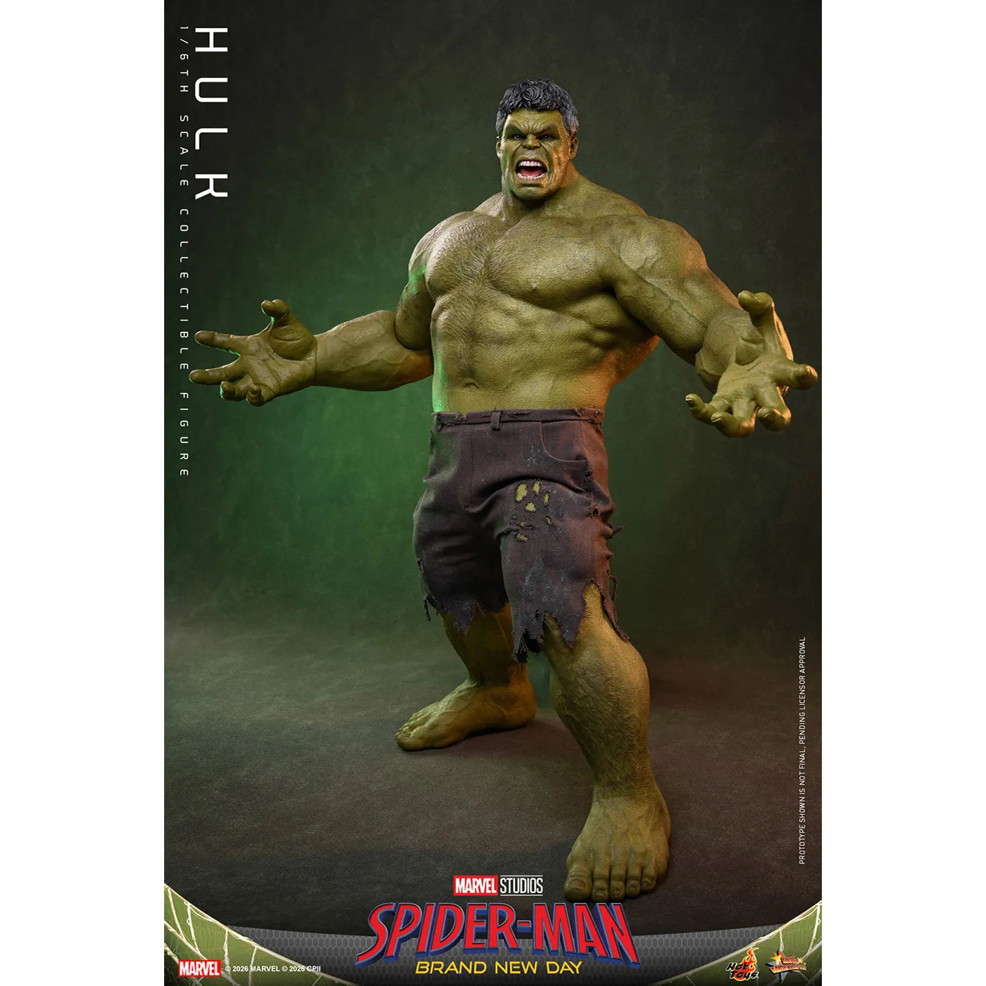 「スパイダーマン:ブランド・ニュー・デイ」1/6スケールフィギュア ハルク【ムービー・マスターピース】
