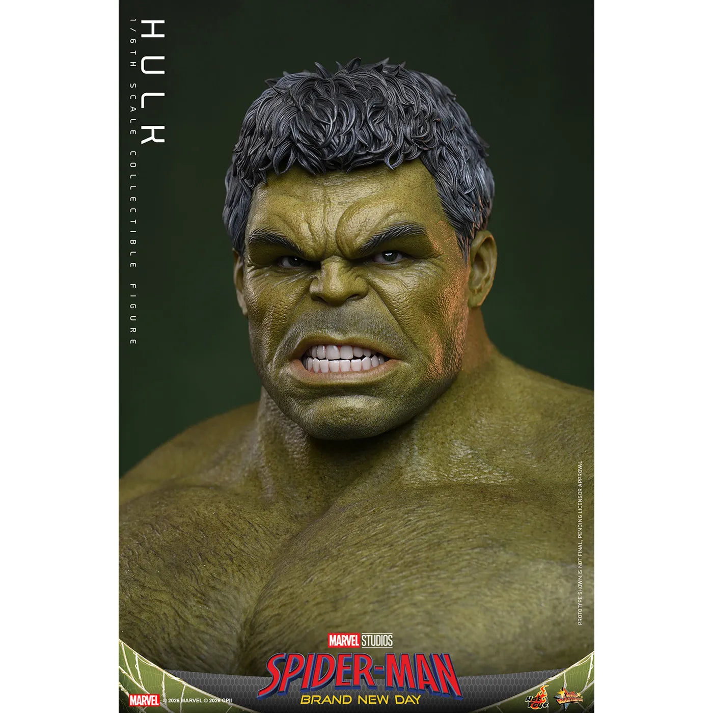 「スパイダーマン:ブランド・ニュー・デイ」1/6スケールフィギュア ハルク【ムービー・マスターピース】
