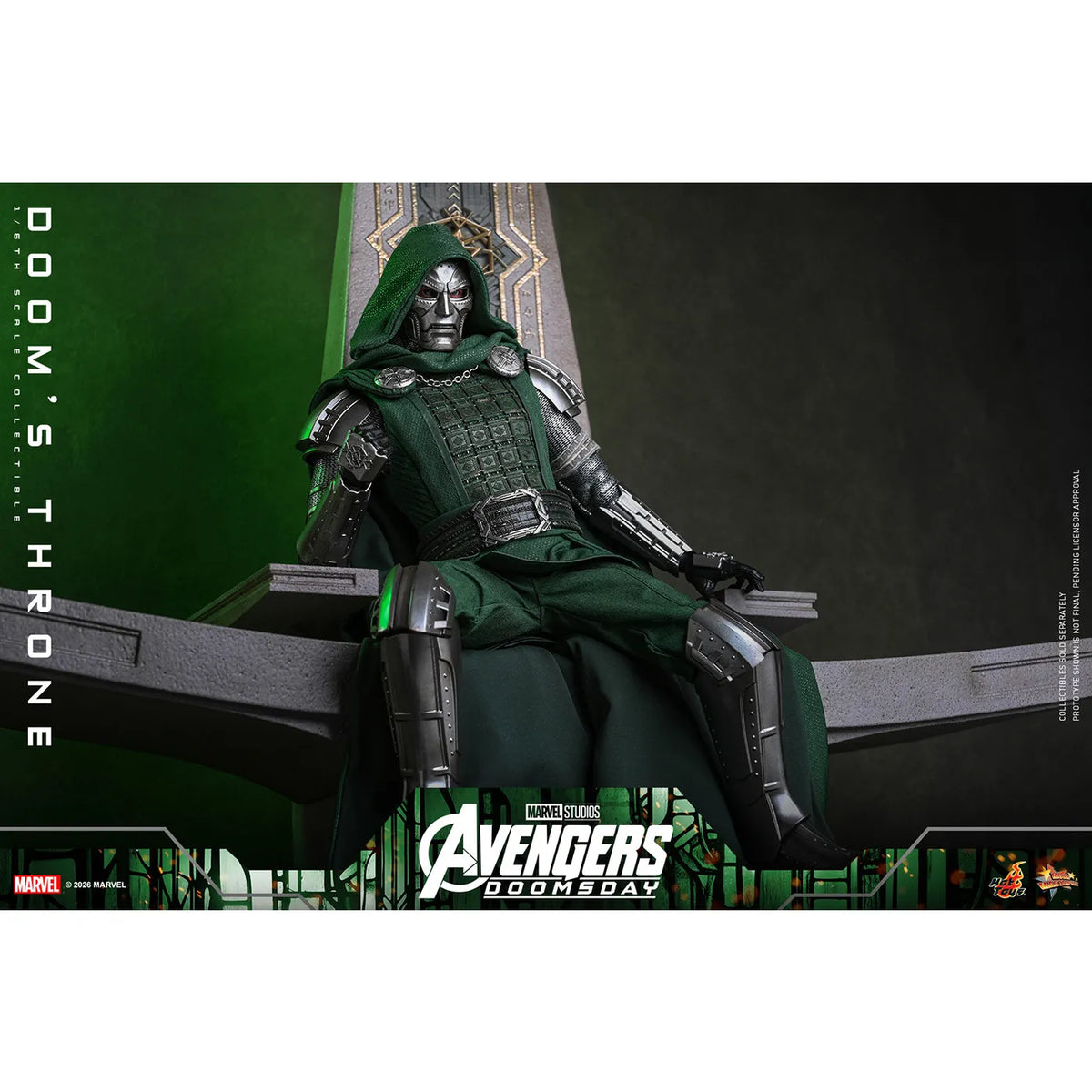 ドクター・ドゥームのフィギュアは付属しません