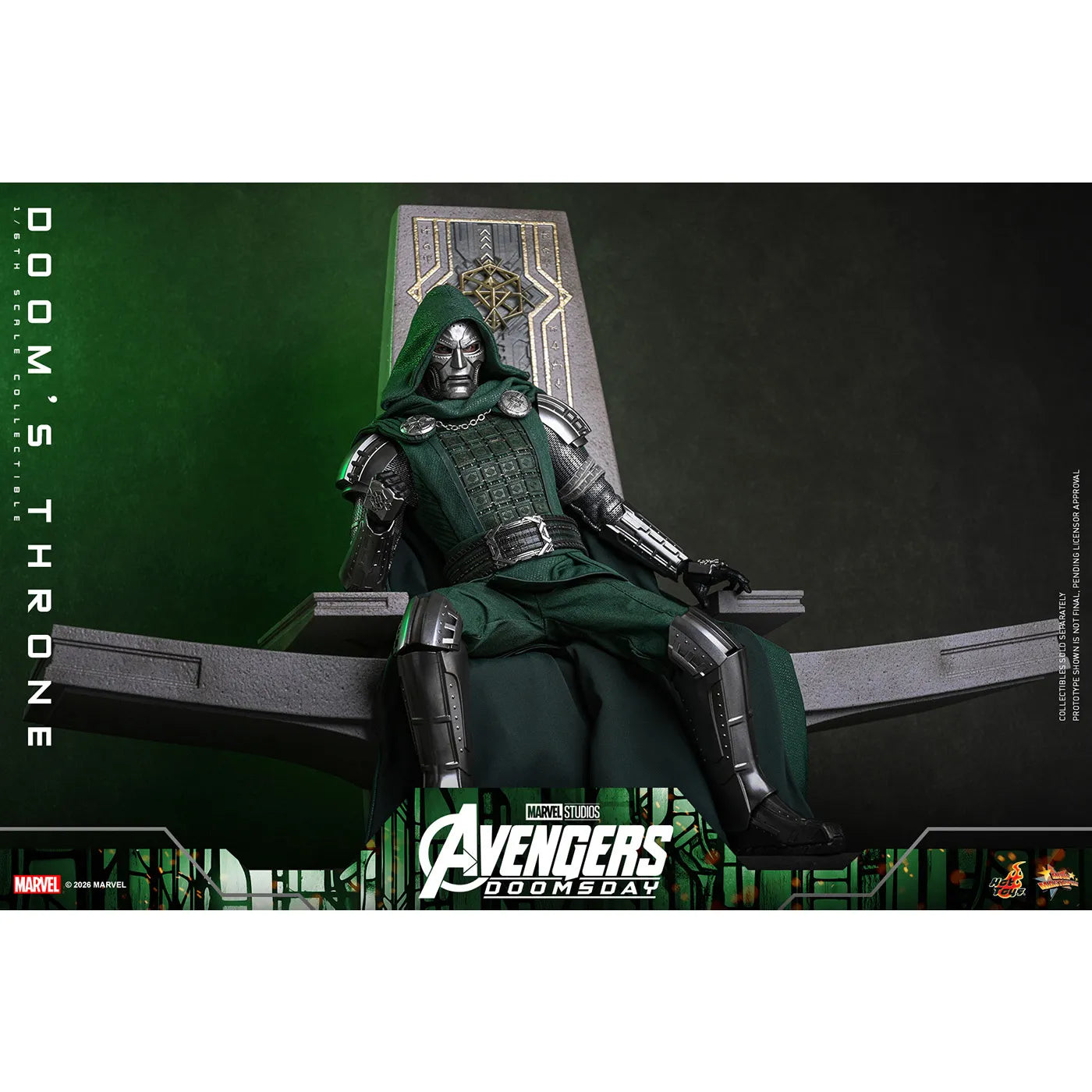 ドクター・ドゥームのフィギュアは付属しません