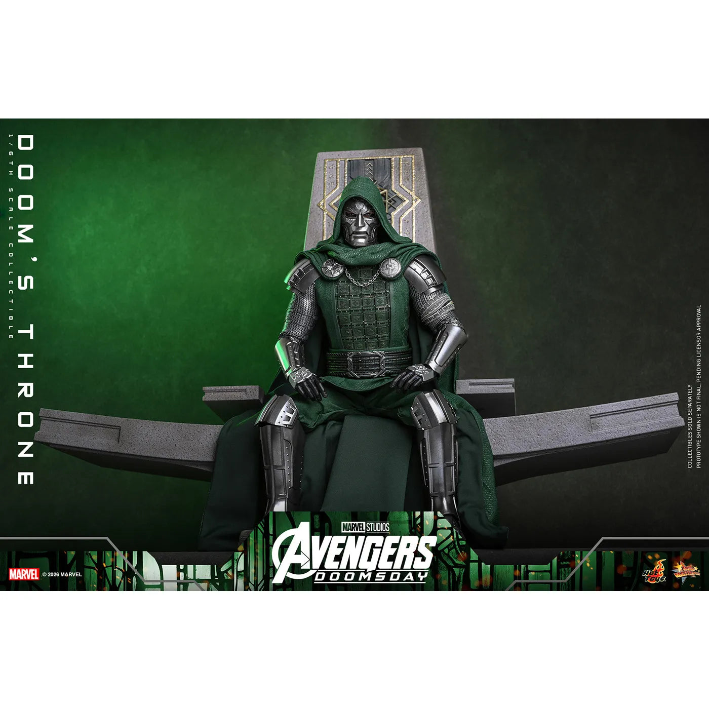ドクター・ドゥームのフィギュアは付属しません