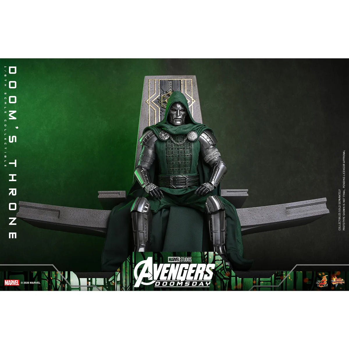 ドクター・ドゥームのフィギュアは付属しません