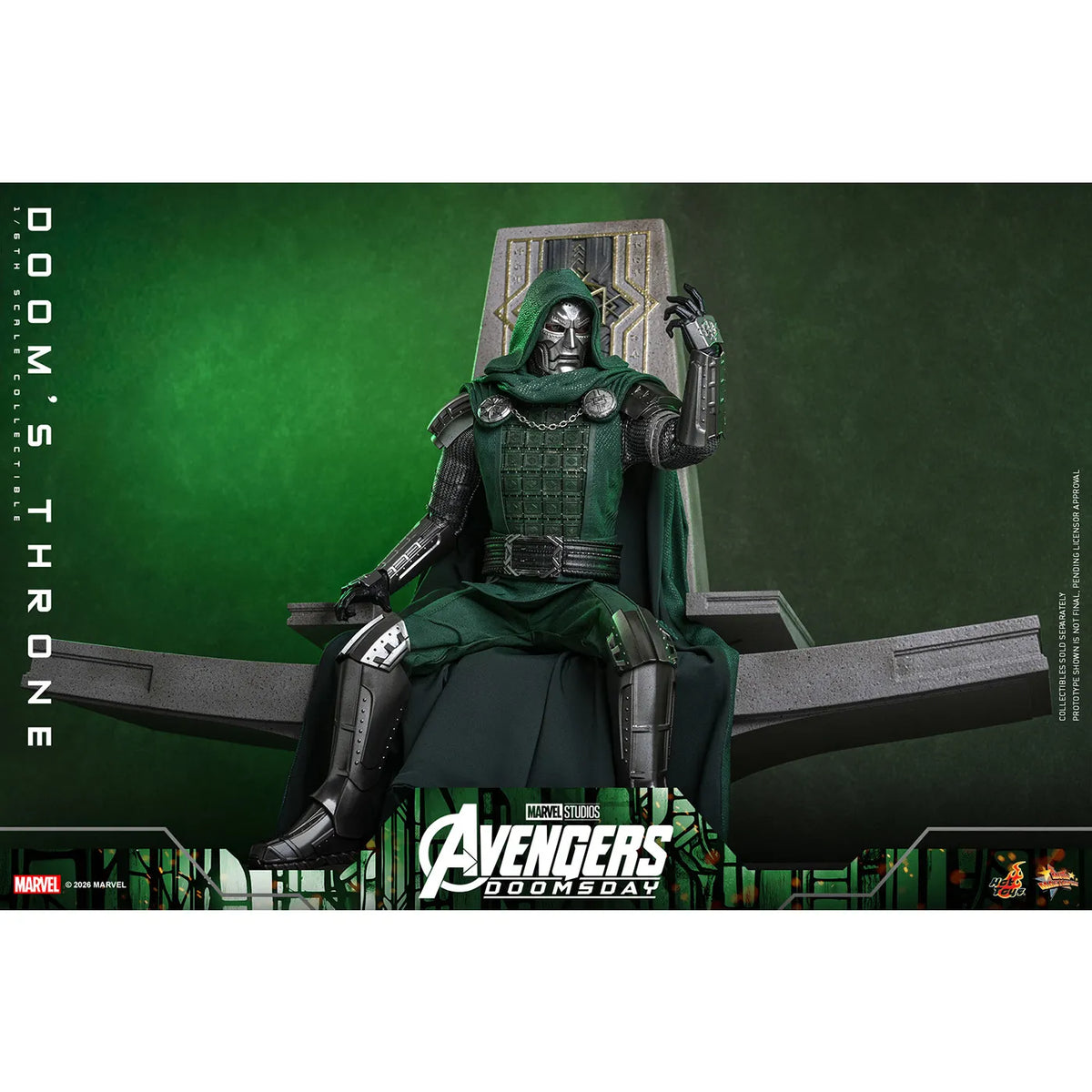ドクター・ドゥームのフィギュアは付属しません