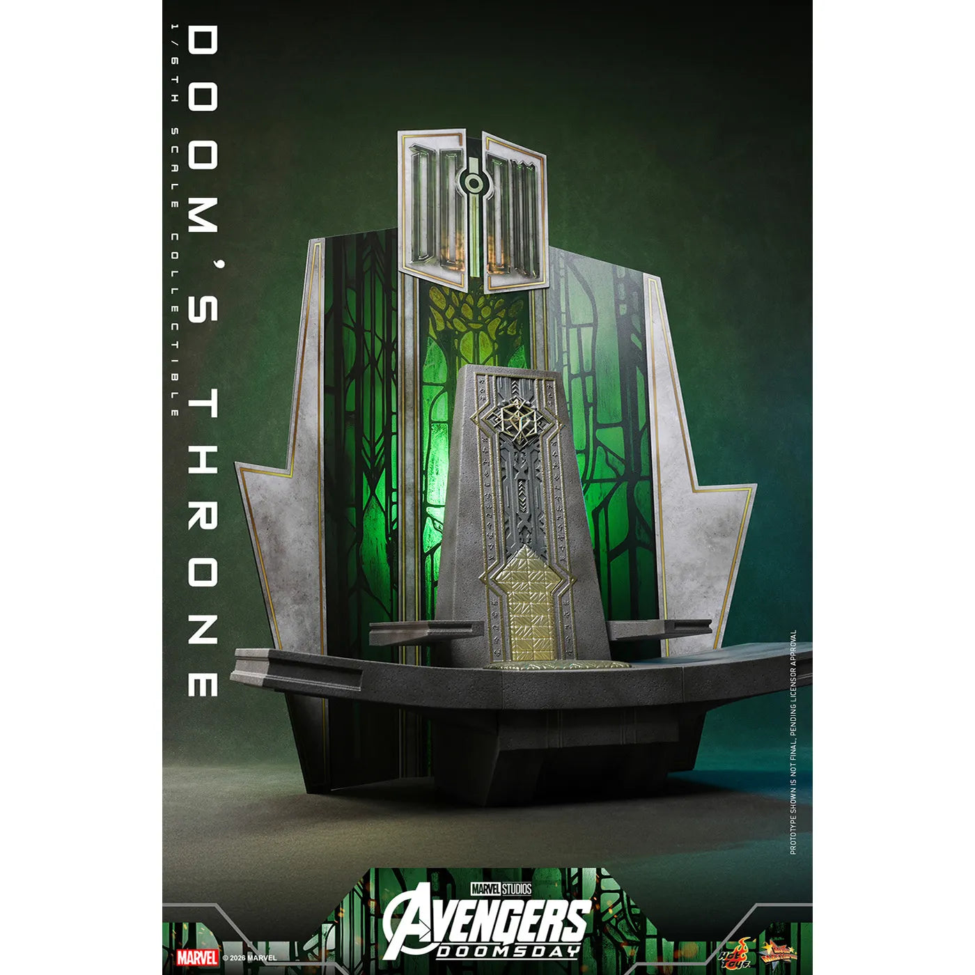 マーベル 「アベンジャーズ/ドゥームズデイ」 1/6スケールフィギュア用アクセサリー ドゥームの玉座 (ホットトイズ・アクセサリー・コレクション)
