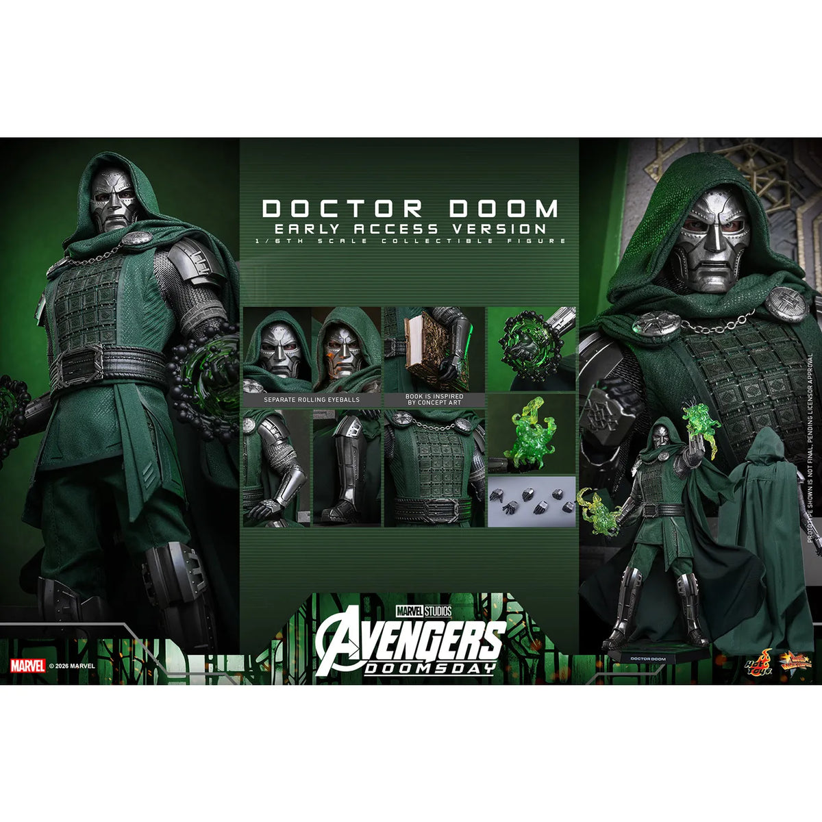 マーベル 「アベンジャーズ/ドゥームズデイ」 1/6スケールフィギュア ドクター・ドゥーム (ムービー・マスターピース)