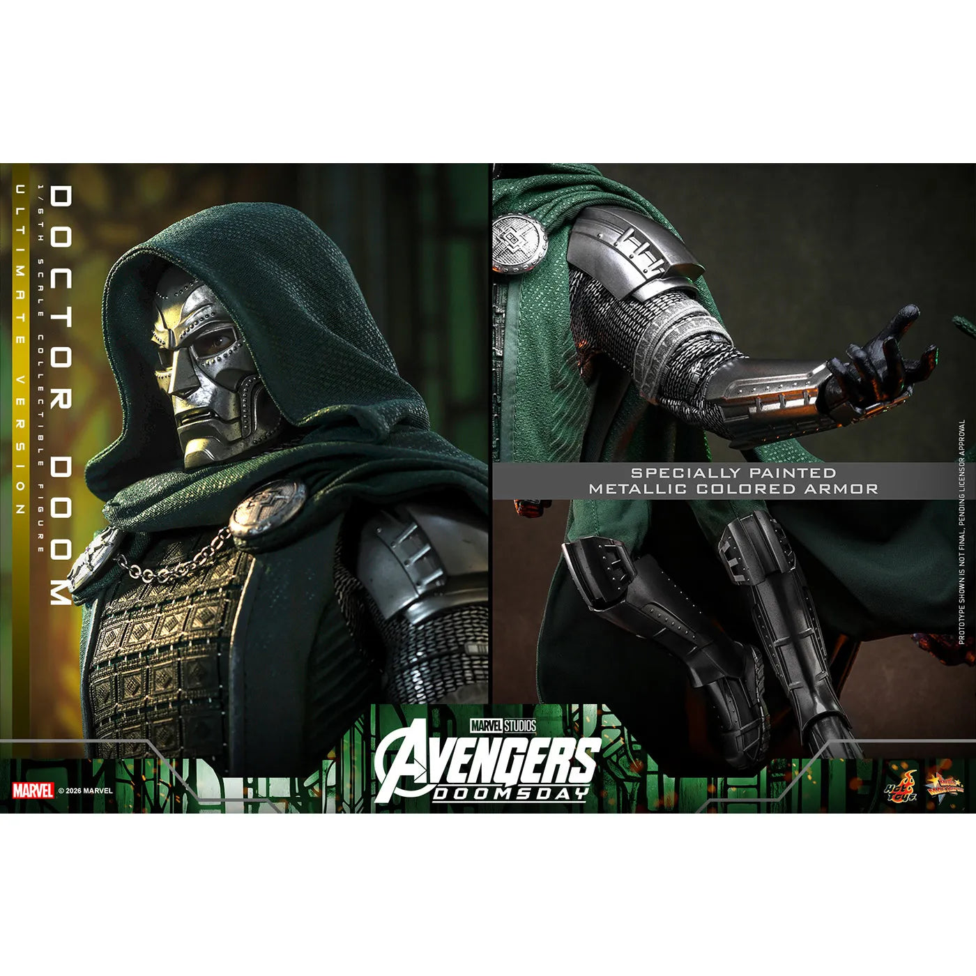 マーベル 「アベンジャーズ/ドゥームズデイ」 1/6スケールフィギュア ドクター・ドゥーム (ムービー・マスターピース アルティメット版)