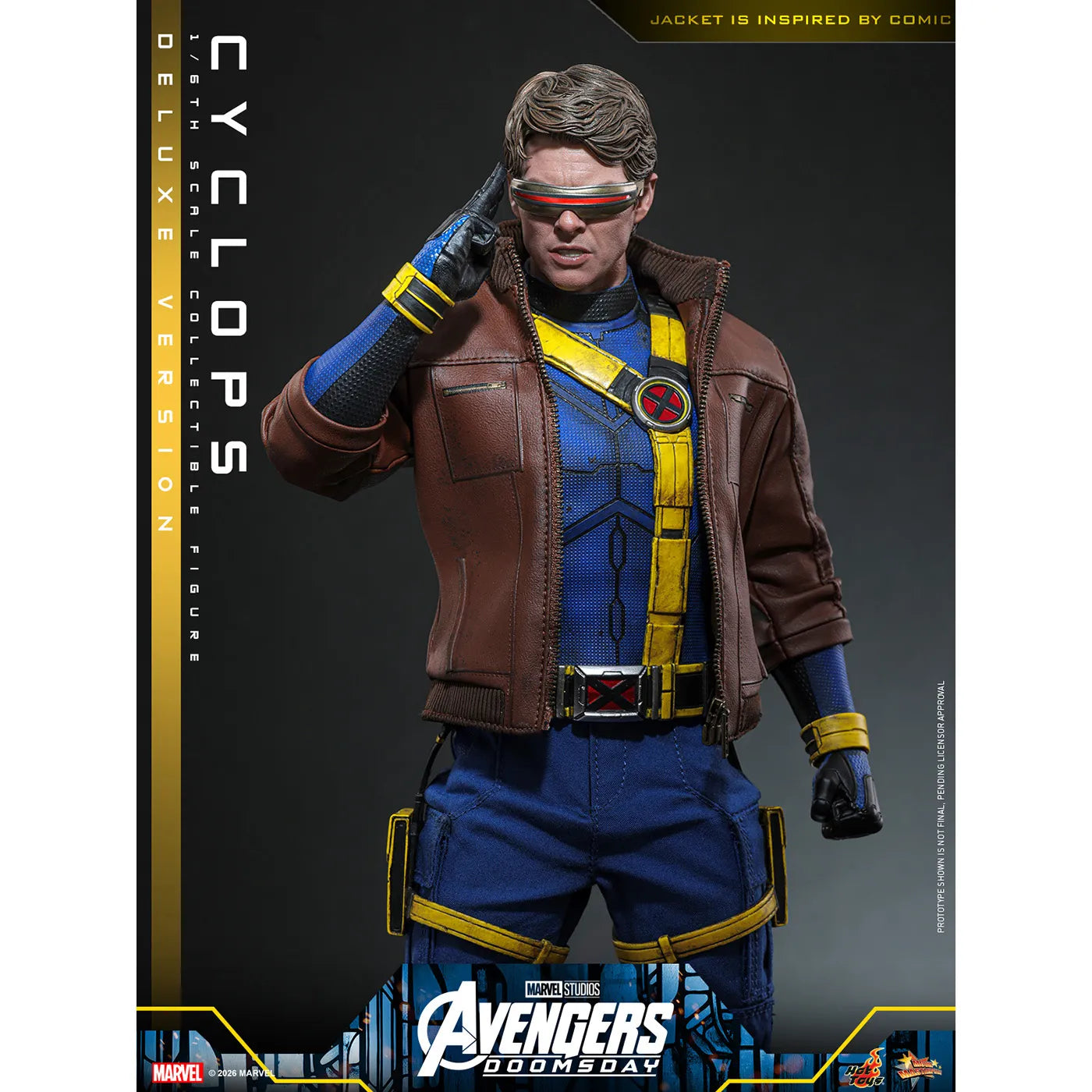 マーベル 「アベンジャーズ/ドゥームズデイ」 1/6スケールフィギュア サイクロップス (ムービー・マスターピース デラックス版)