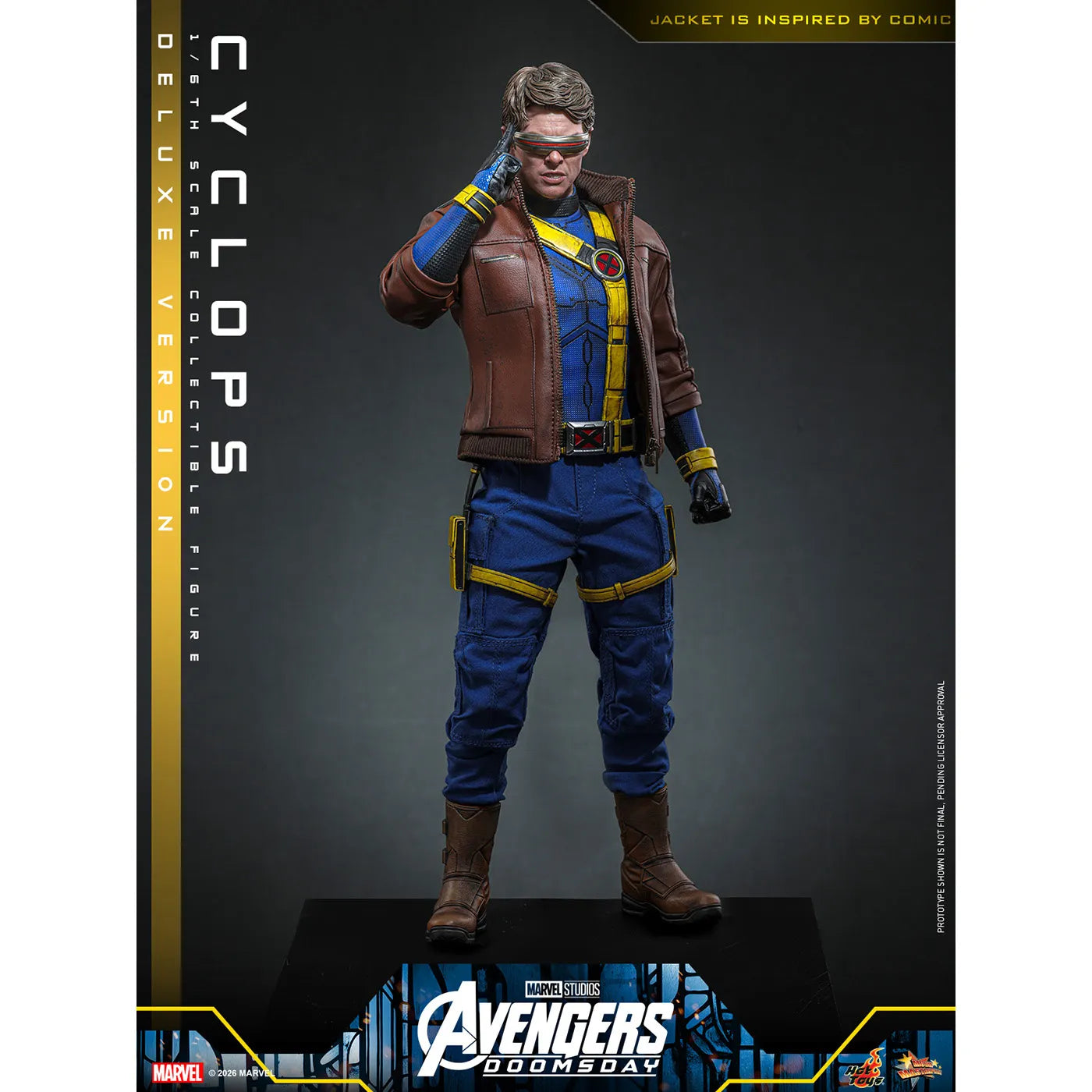 マーベル 「アベンジャーズ/ドゥームズデイ」 1/6スケールフィギュア サイクロップス (ムービー・マスターピース デラックス版)