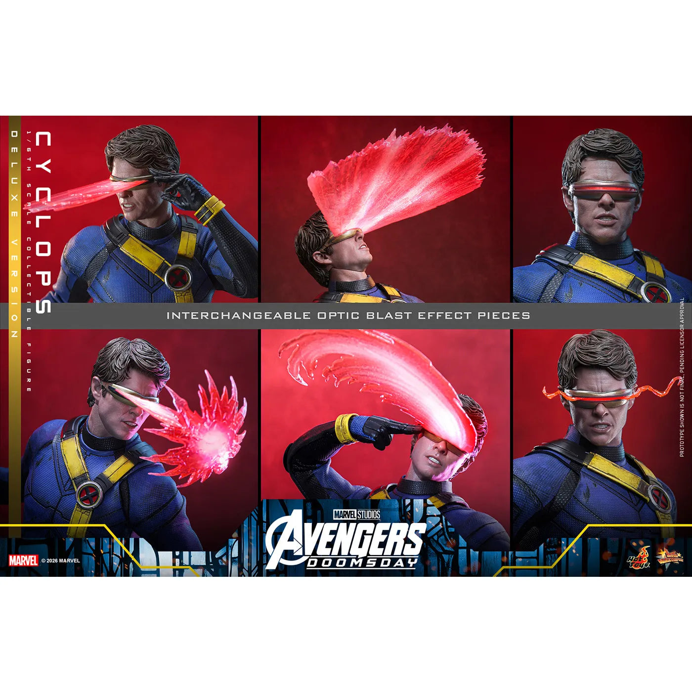 マーベル 「アベンジャーズ/ドゥームズデイ」 1/6スケールフィギュア サイクロップス (ムービー・マスターピース デラックス版)