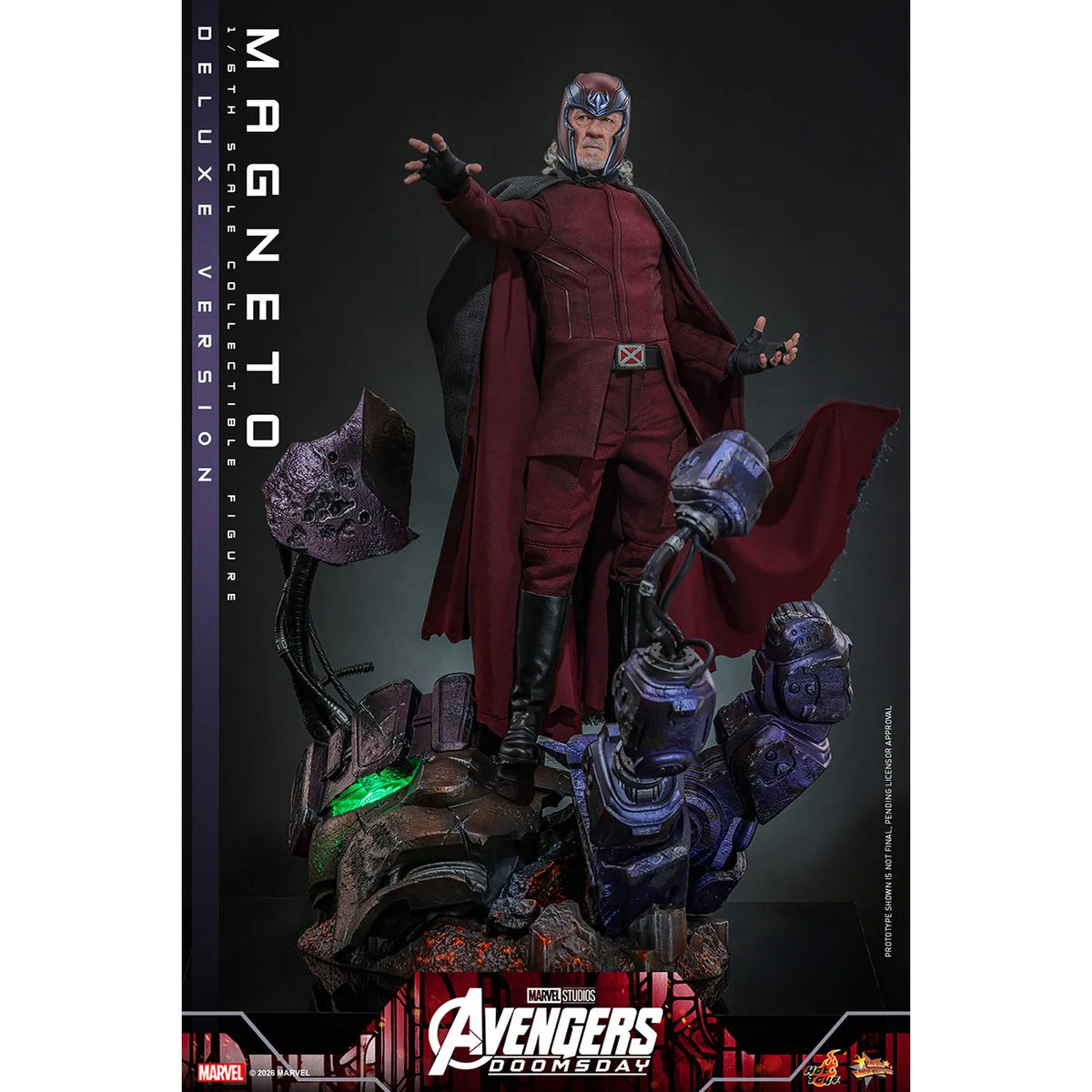 マーベル 「アベンジャーズ/ドゥームズデイ」 1/6スケールフィギュア マグニートー (ムービー・マスターピース デラックス版)