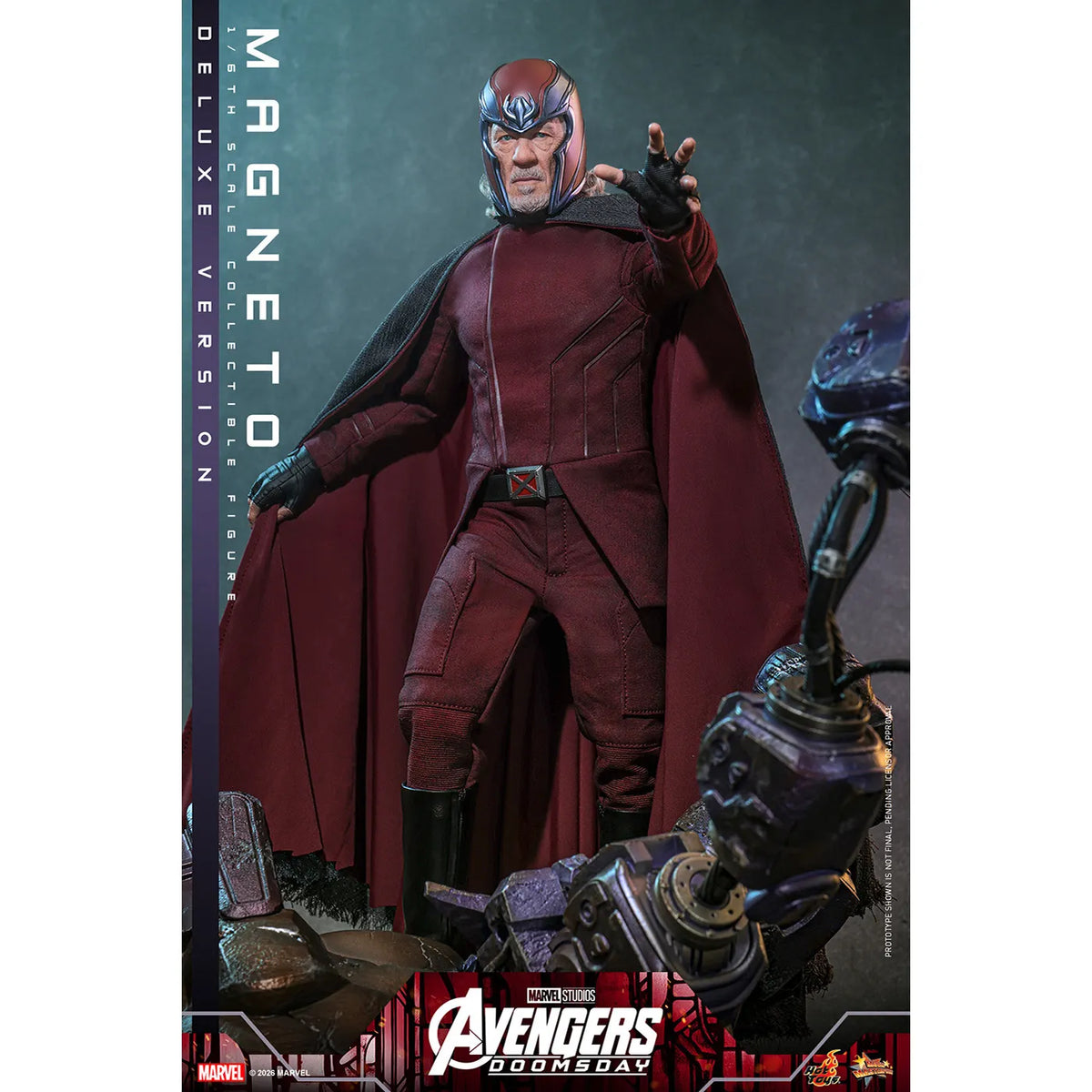 マーベル 「アベンジャーズ/ドゥームズデイ」 1/6スケールフィギュア マグニートー (ムービー・マスターピース デラックス版)