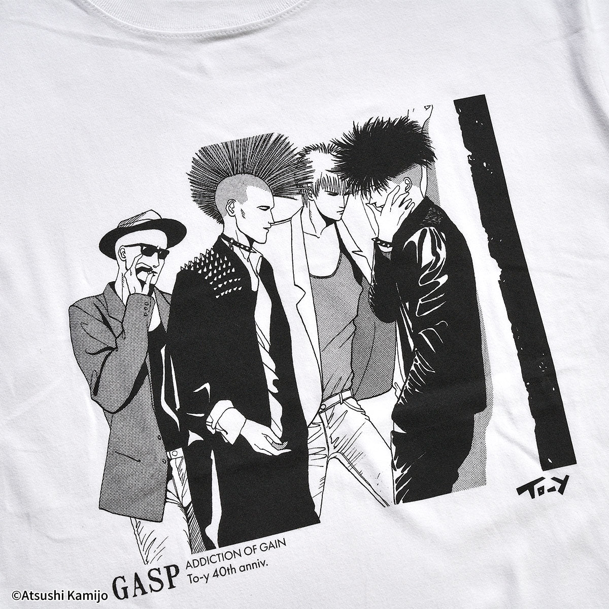 上條淳士『GASP』Tシャツ【ADDICTION OF GAIN】