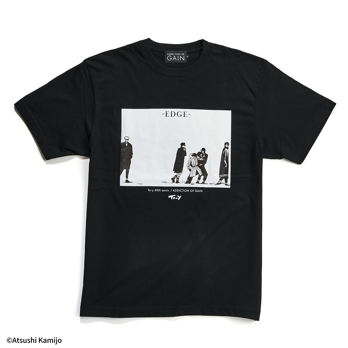 上條淳士『EDGE』Tシャツ【ADDICTION OF GAIN】