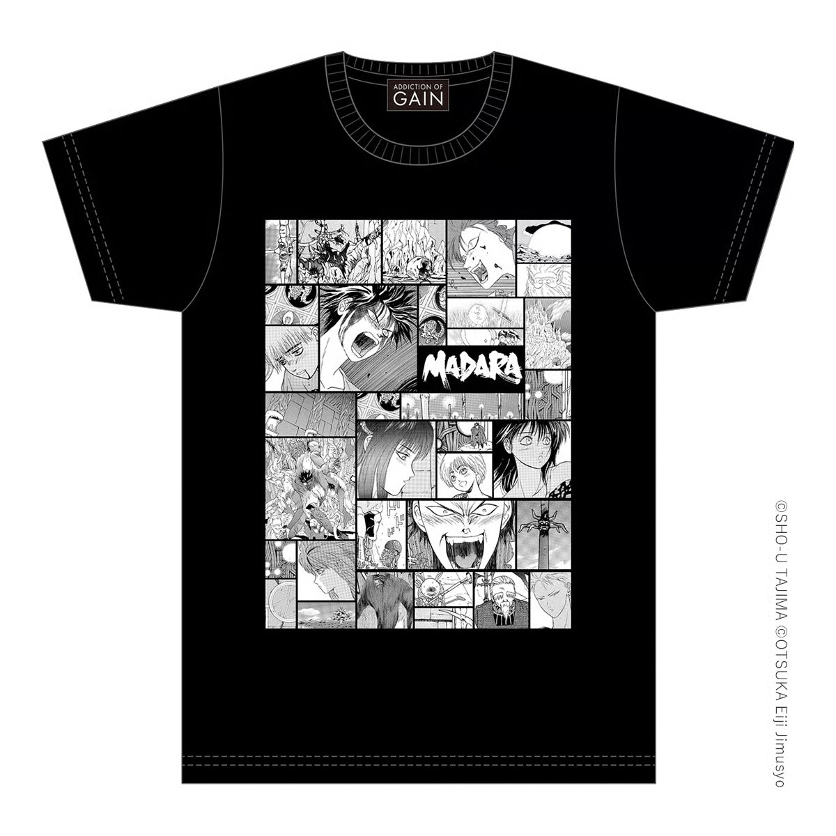 ADDICTION OF GAIN 田島昭宇 画業40周年「魍魎戦記MADARA-B」Tシャツ