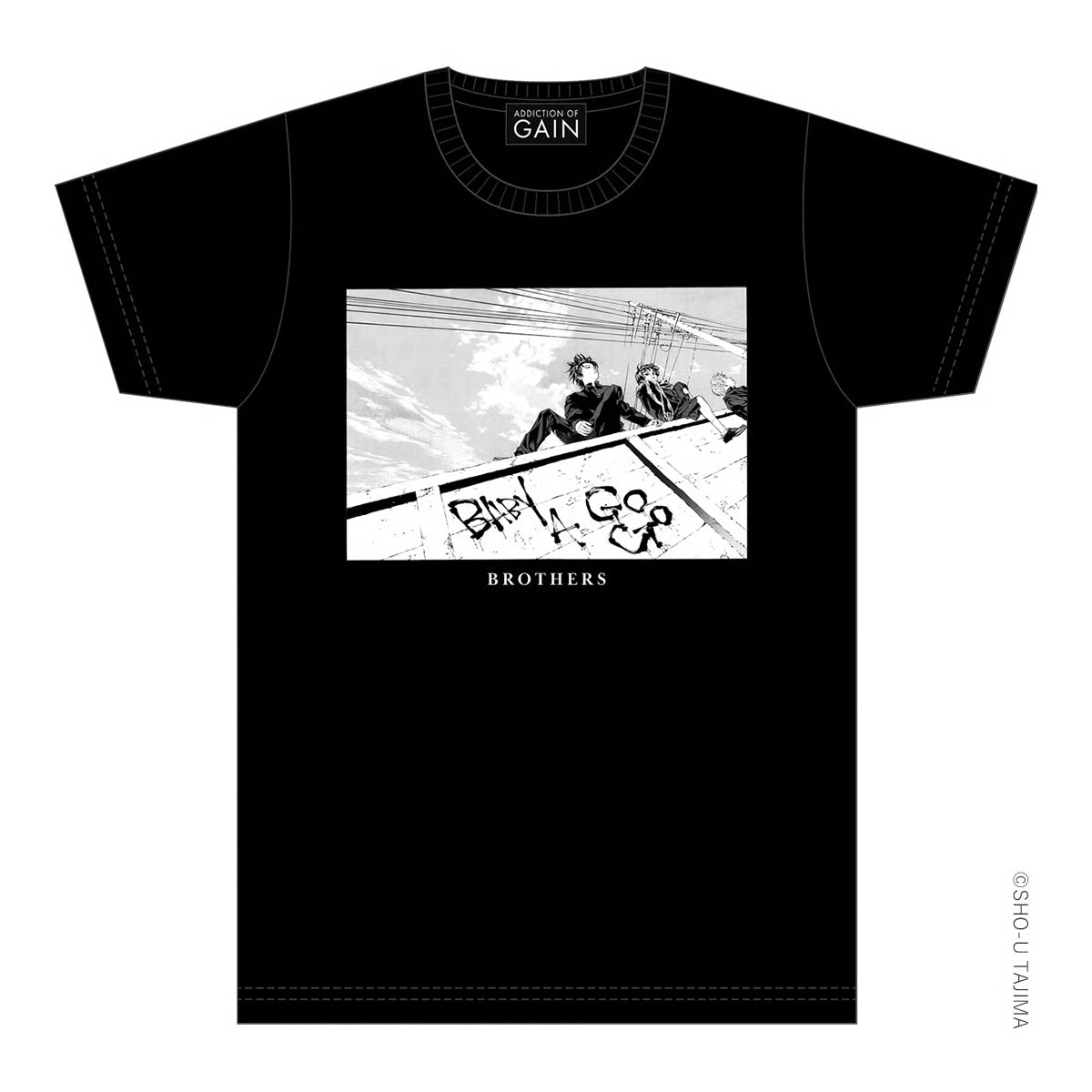ADDICTION OF GAIN 田島昭宇 画業40周年BROTHERS-A」Tシャツ