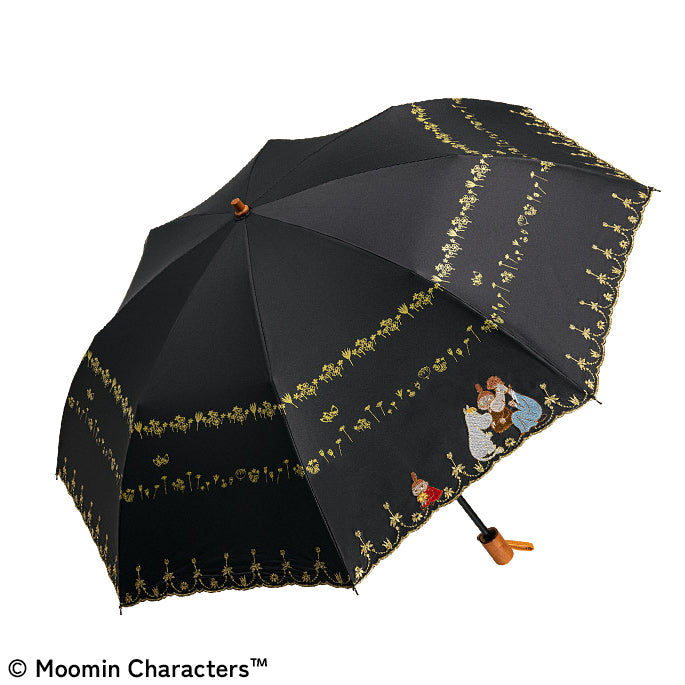 ムーミン やすらぎの木陰晴雨兼用折りたたみ傘(リトルミイ)