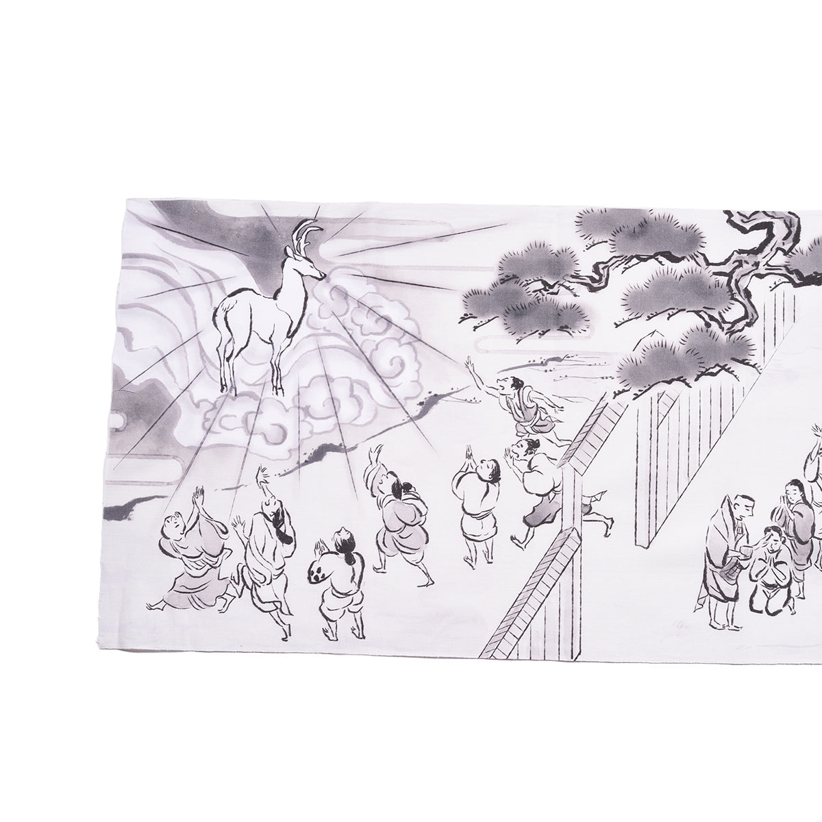 ドラマ『BLOOD & SWEAT』絵巻物の手ぬぐい