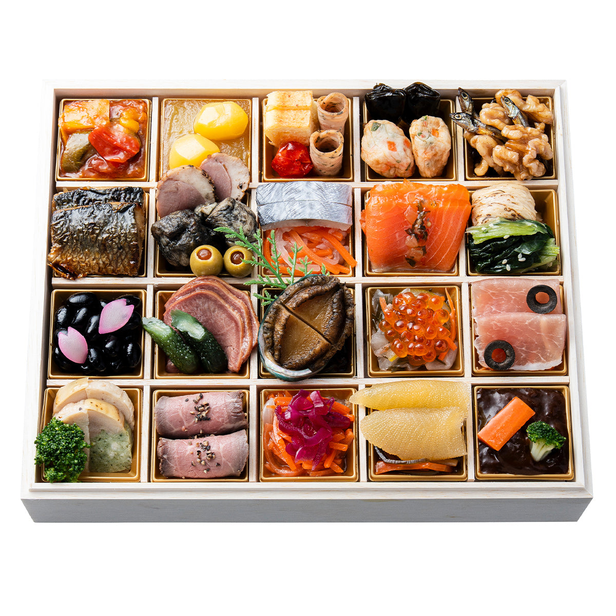 祇園おくむら 日本の極み おつまみオードブルおせち 洋和一段 【4×5】(2人前)※販売期限:12/15(火)まで