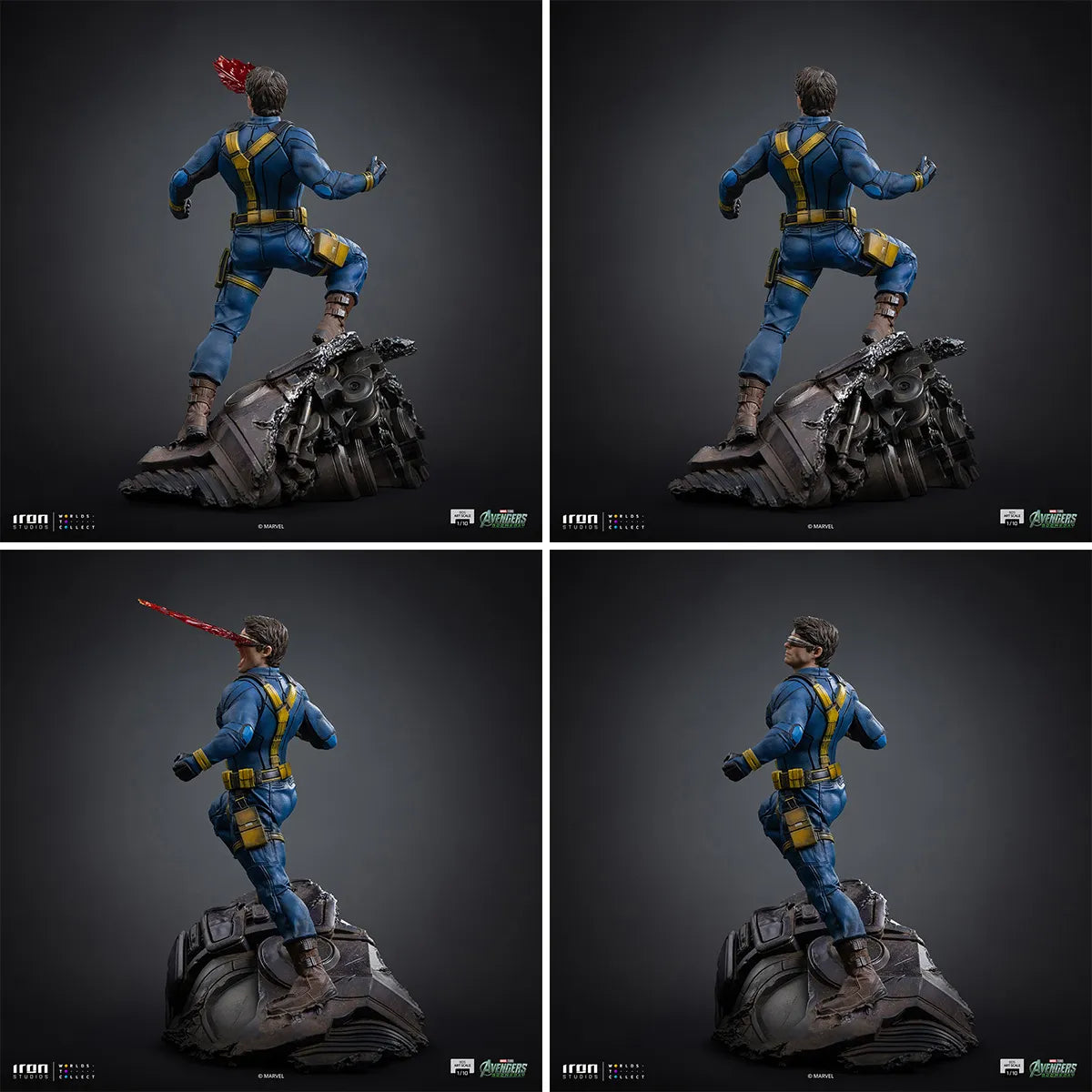マーベル 「アベンジャーズ/ドゥームズデイ」 1/10スケール サイクロップス【アイアン・スタジオ スタチュー】「バトルジオラマ・シリーズ」