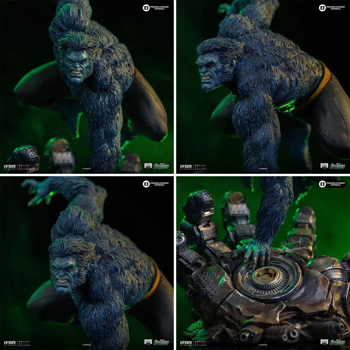マーベル 「アベンジャーズ/ドゥームズデイ」 1/10スケール ビースト【アイアン・スタジオ スタチュー】「バトルジオラマ・シリーズ」