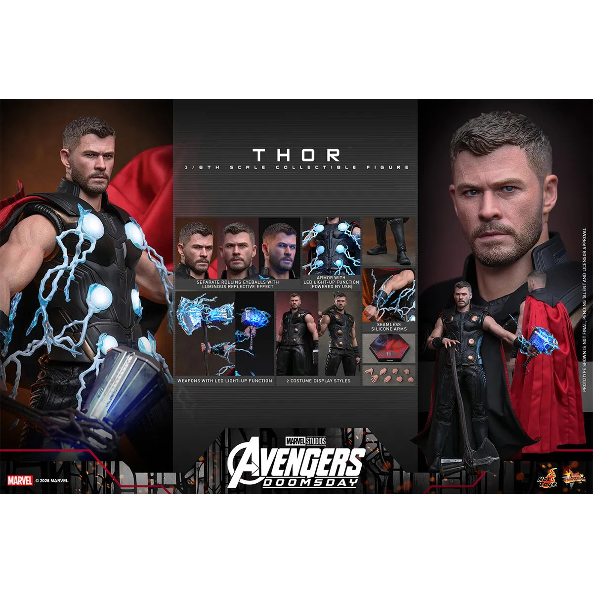 マーベル 「アベンジャーズ/ドゥームズデイ」 1/6スケール ソー (ムービー・マスターピース)