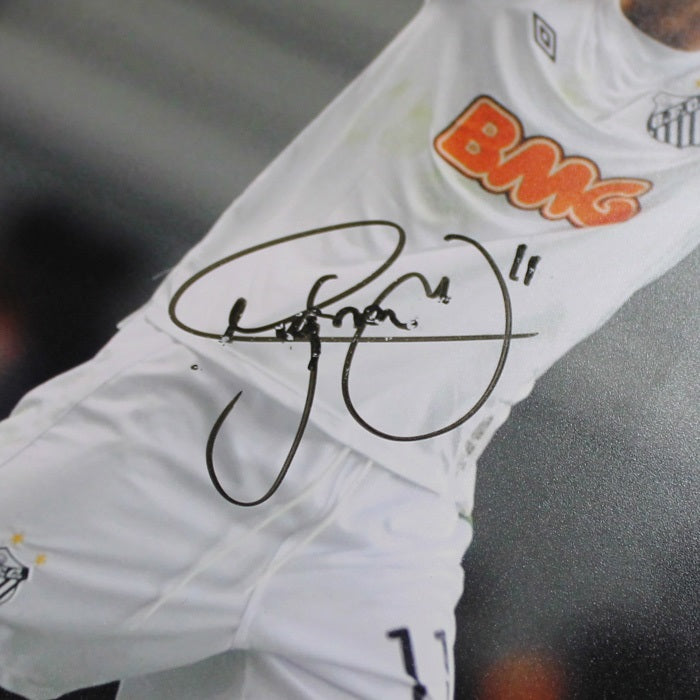 ネイマール JR 直筆サイン入りポストカード 楽天市場】ネイマール Jr. 直筆サインフォト 額入り 2014-15 FC