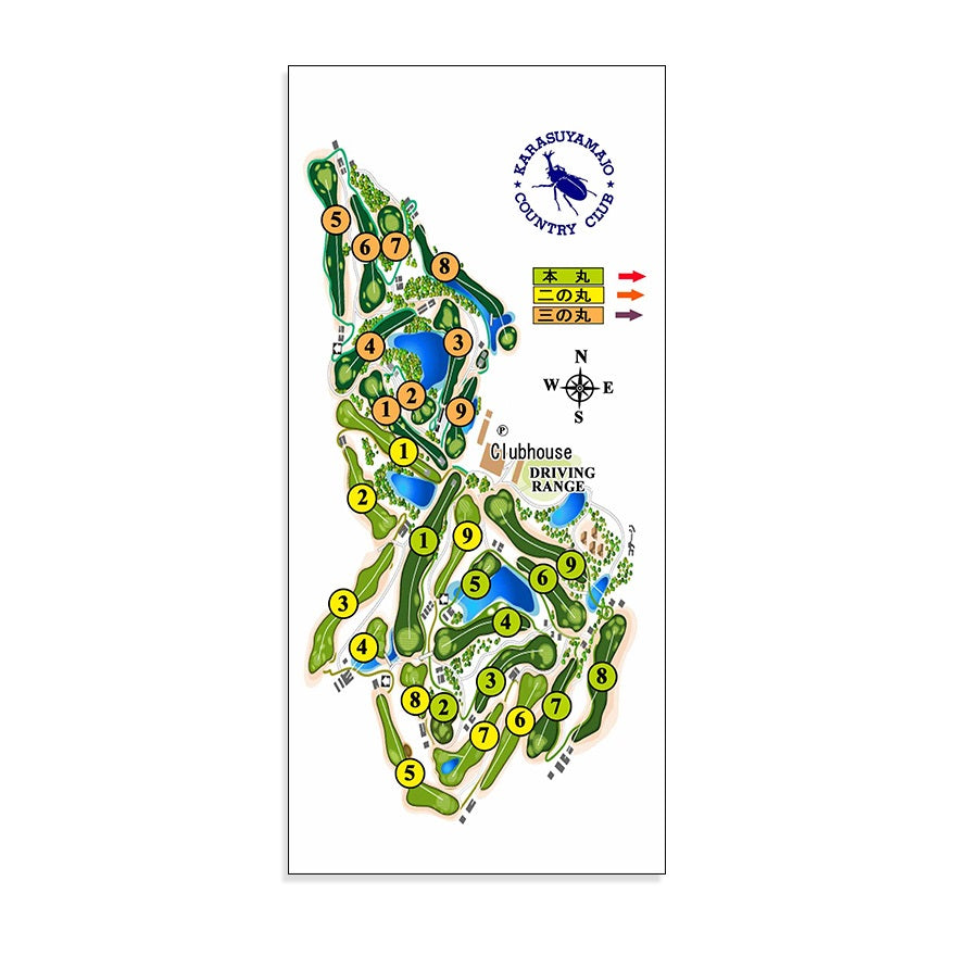 【ゴルフ】ゴルフメモ [栃木県那須烏山市] 烏山城カントリークラブ（27Holes）*