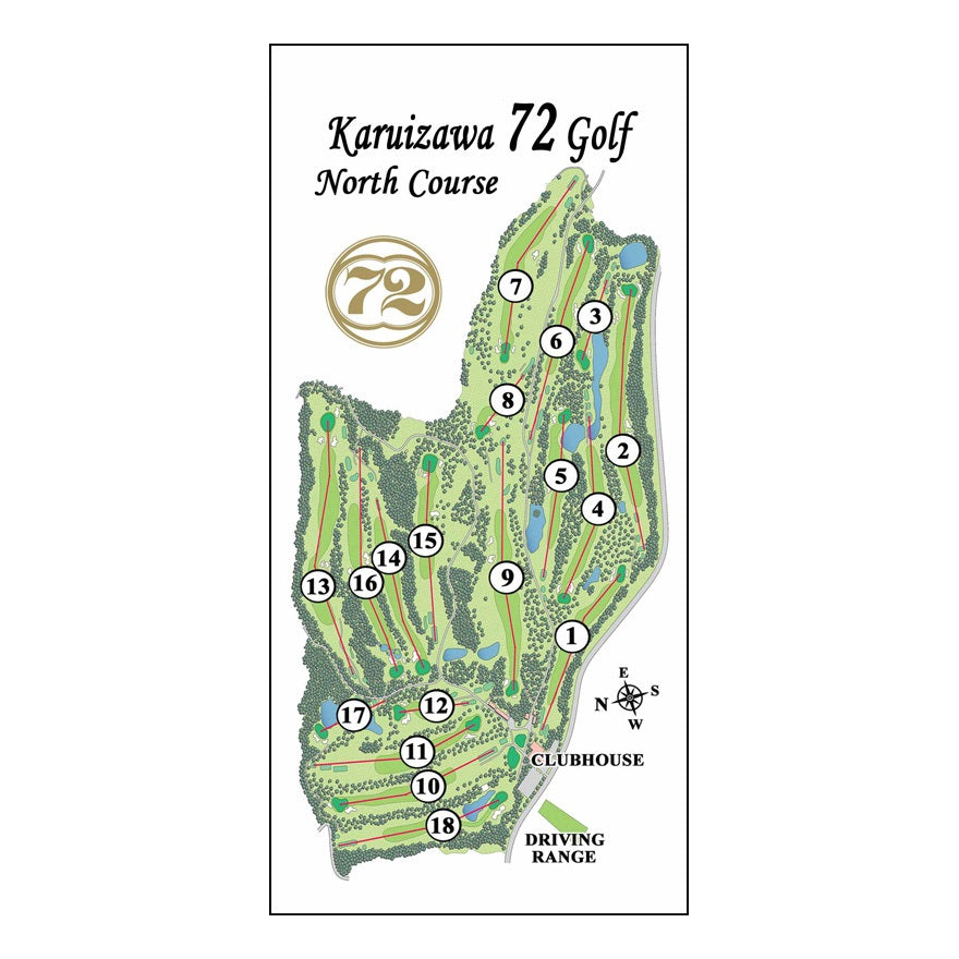 【ゴルフ】ゴルフメモ [長野県北佐久郡] 軽井沢72ゴルフ　北コース*