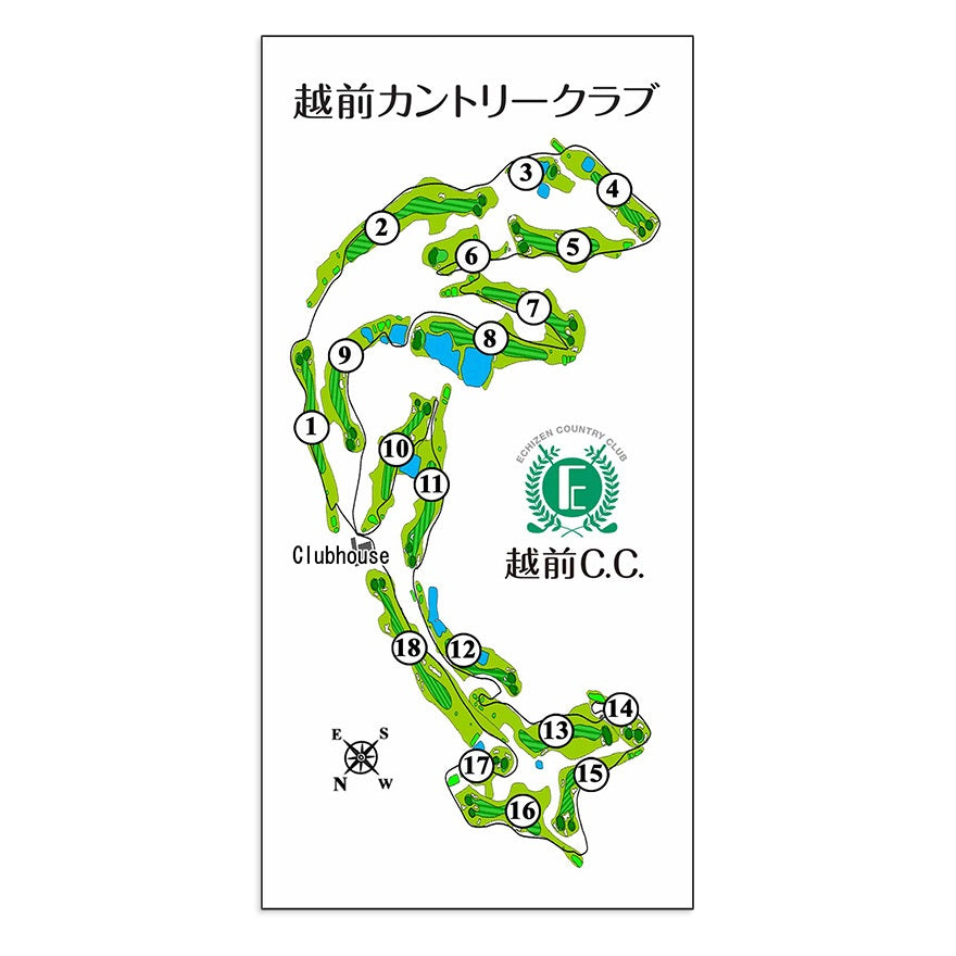 【ゴルフ】ゴルフメモ [福井県あわら市] 越前カントリークラブ　メイングリーン*