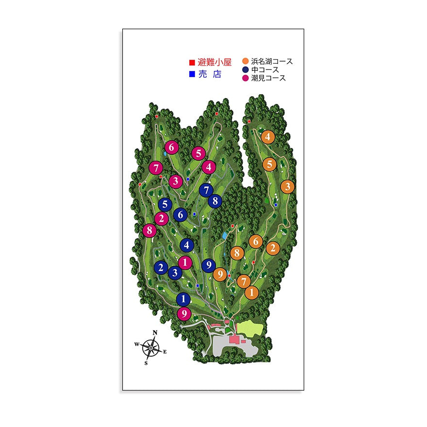 【ゴルフ】ゴルフメモ [静岡県湖西市] 浜名湖カントリークラブ（27Holes）*