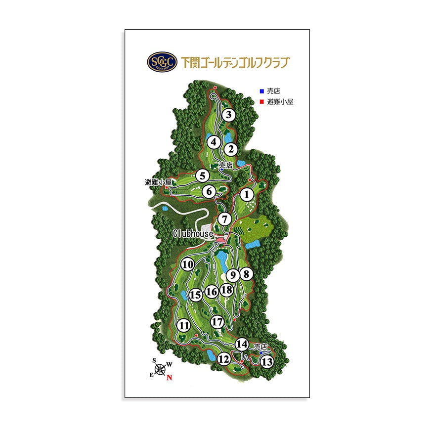 ヤーデージブック『ザ・ゴルフメモ』 | WOWOW百貨店