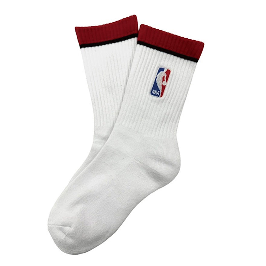 【NBA】NBAロゴ　ソックス　25〜27cm