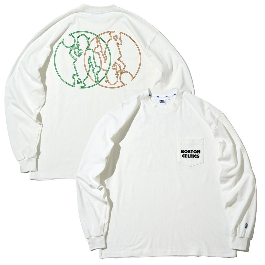 【NBA】ボストン・セルティックス　長袖Tシャツ(CELTICS）