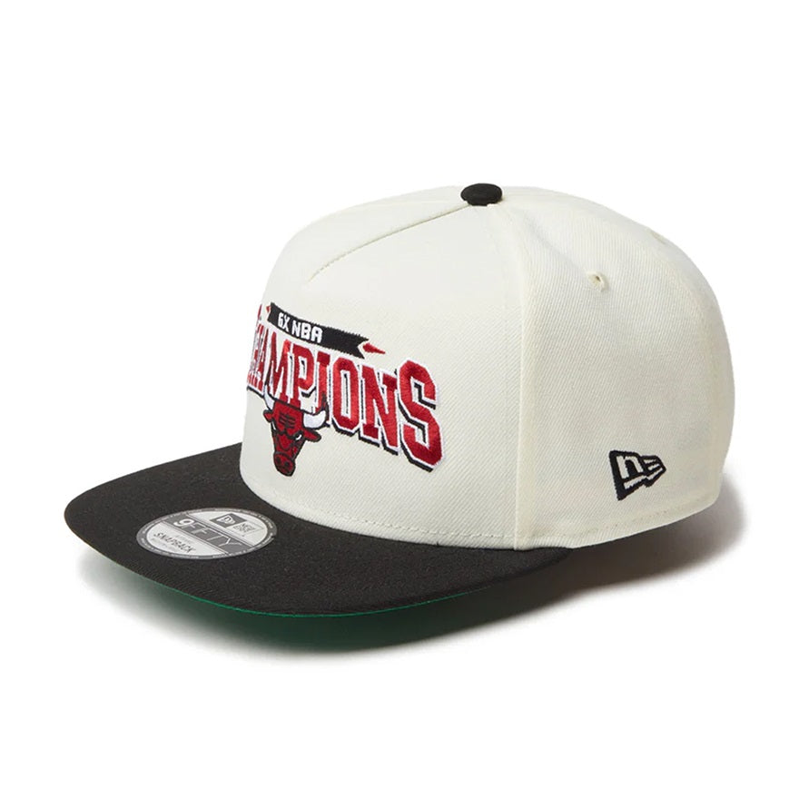 【NBA】NewEra 9FIFTY A-Frame シカゴ・ブルズ CHAMPION キャップ（BULLS）